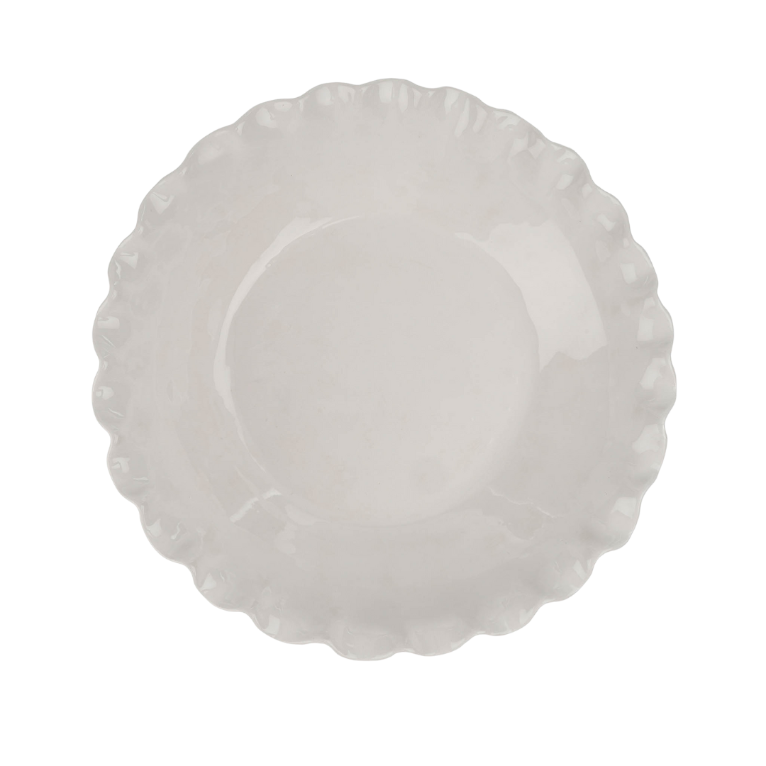 Bol de Service Festonné Calypso | Fait Main