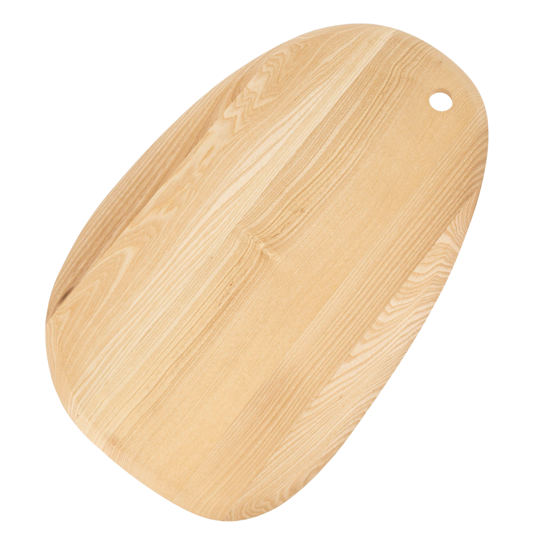 Planche à Découper en Frêne | Grand Format | Bois Naturel Poli