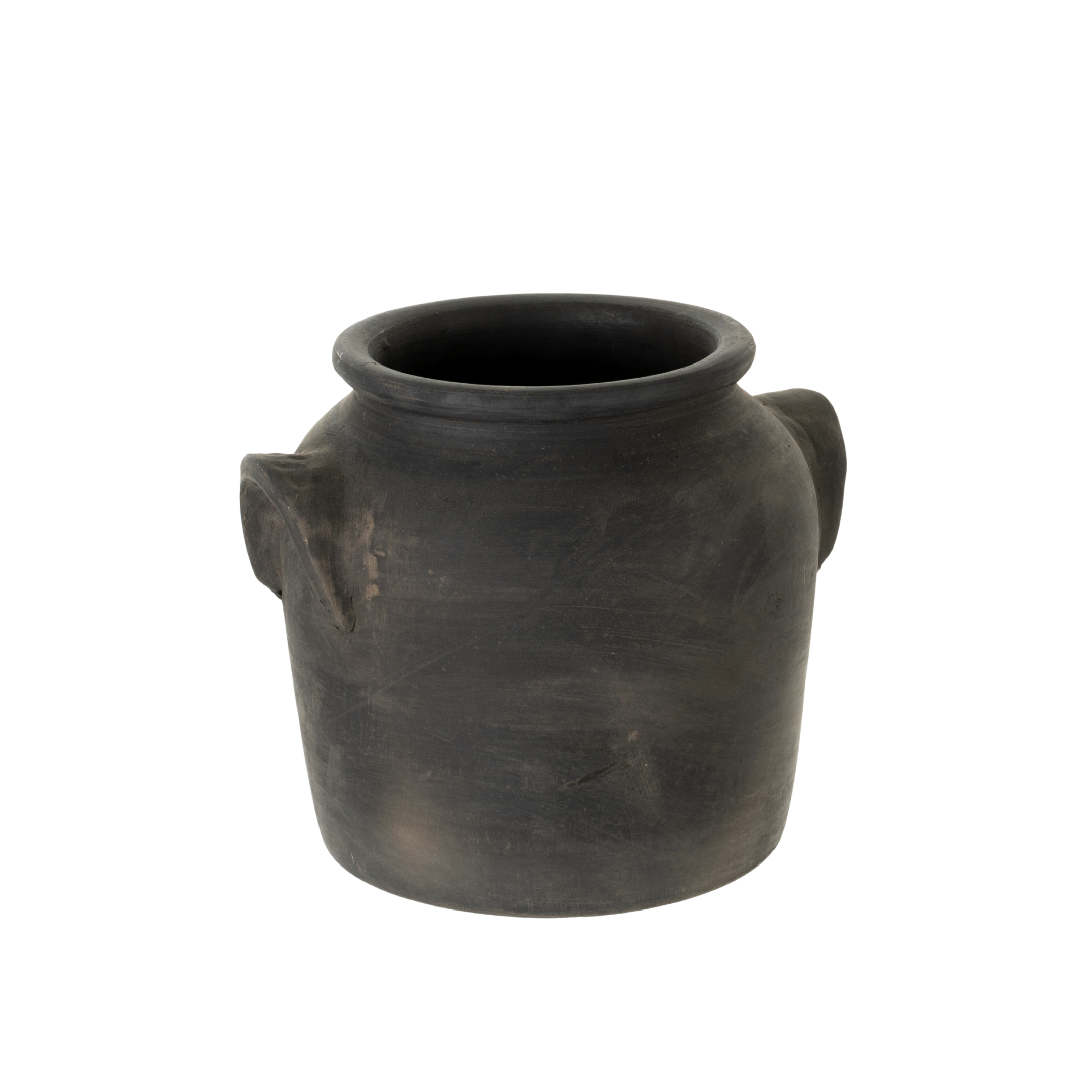 Vase Milos en Terre Cuite Brûlée | Grand Format | Terracotta