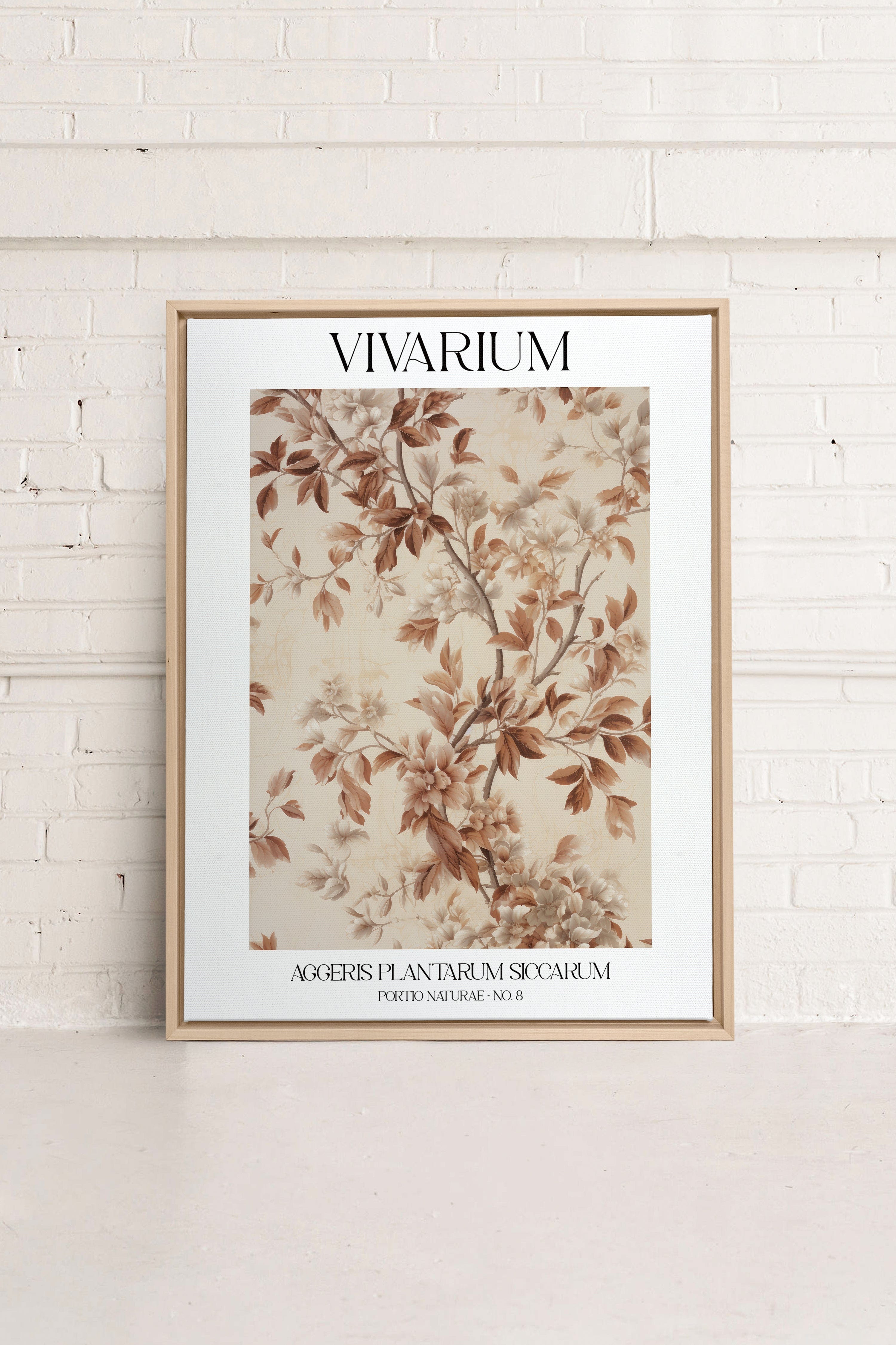 DRIED GARDEN, Oeuvre sur toile étiré