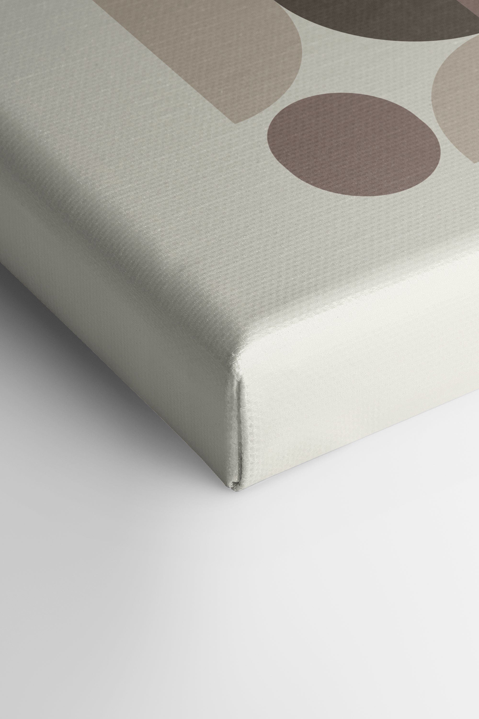 Round sculptures, toile imprimée