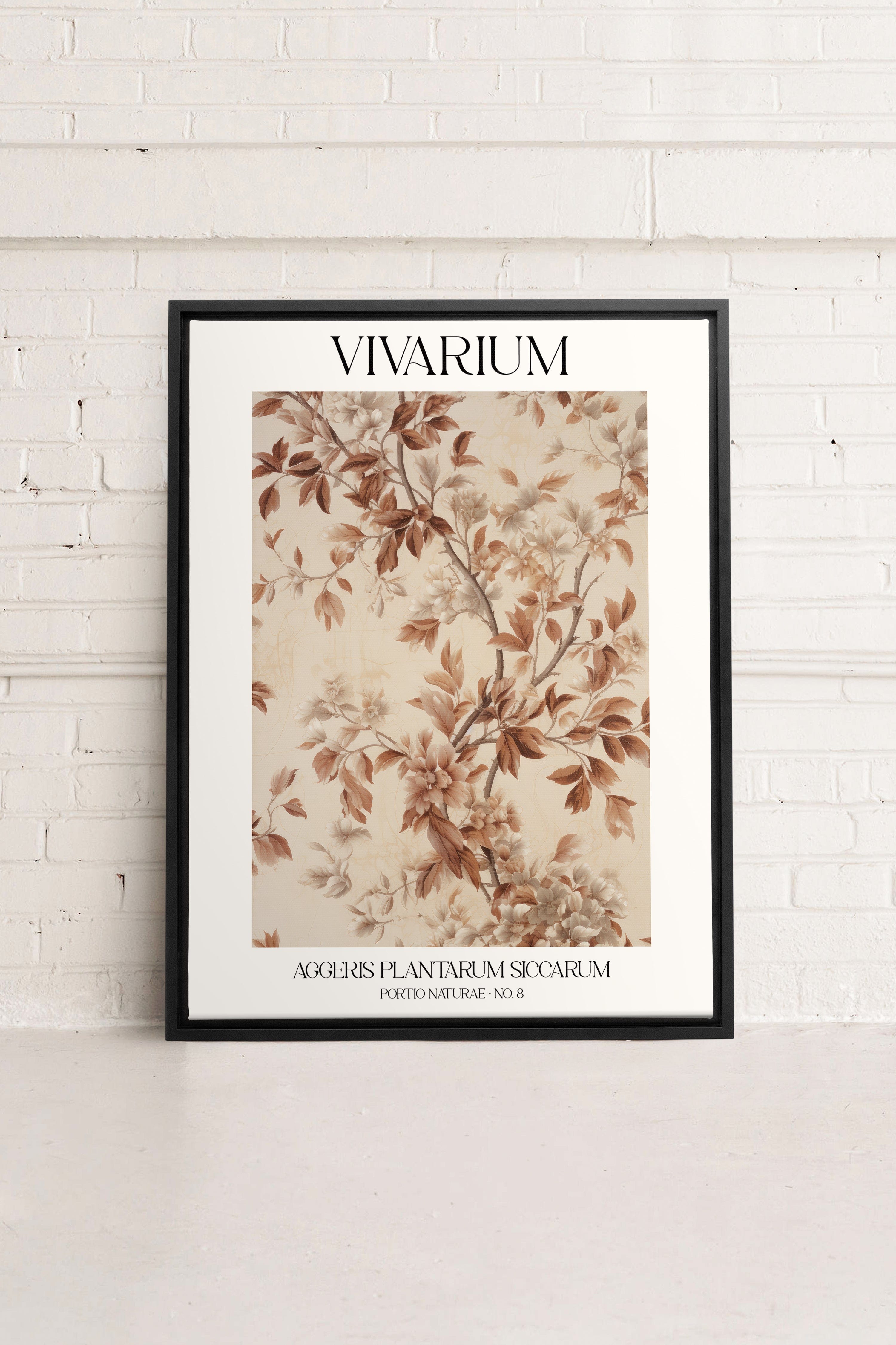 DRIED GARDEN, Oeuvre sur toile étiré