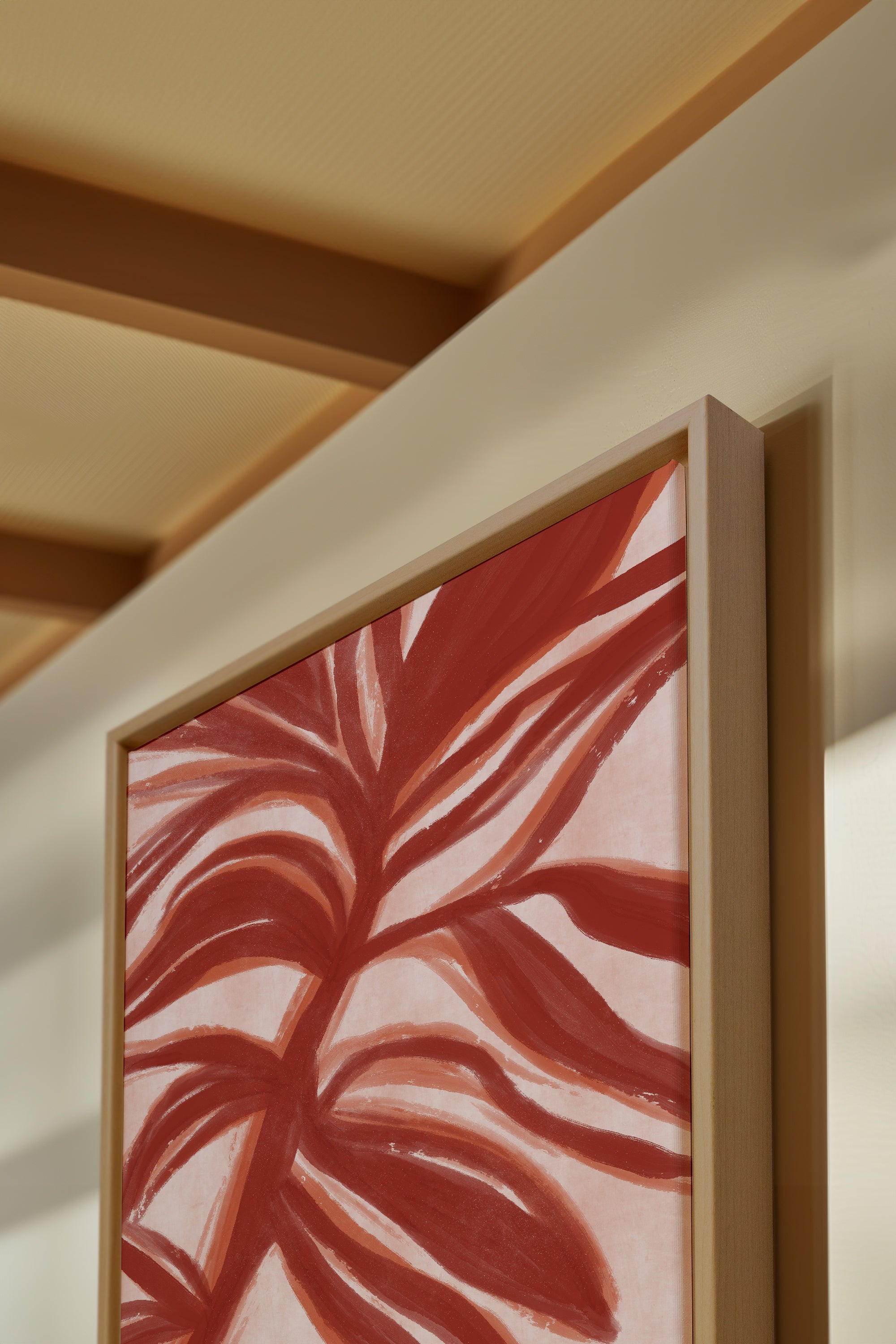 BOTANIC FLAME, Oeuvre sur toile étirée