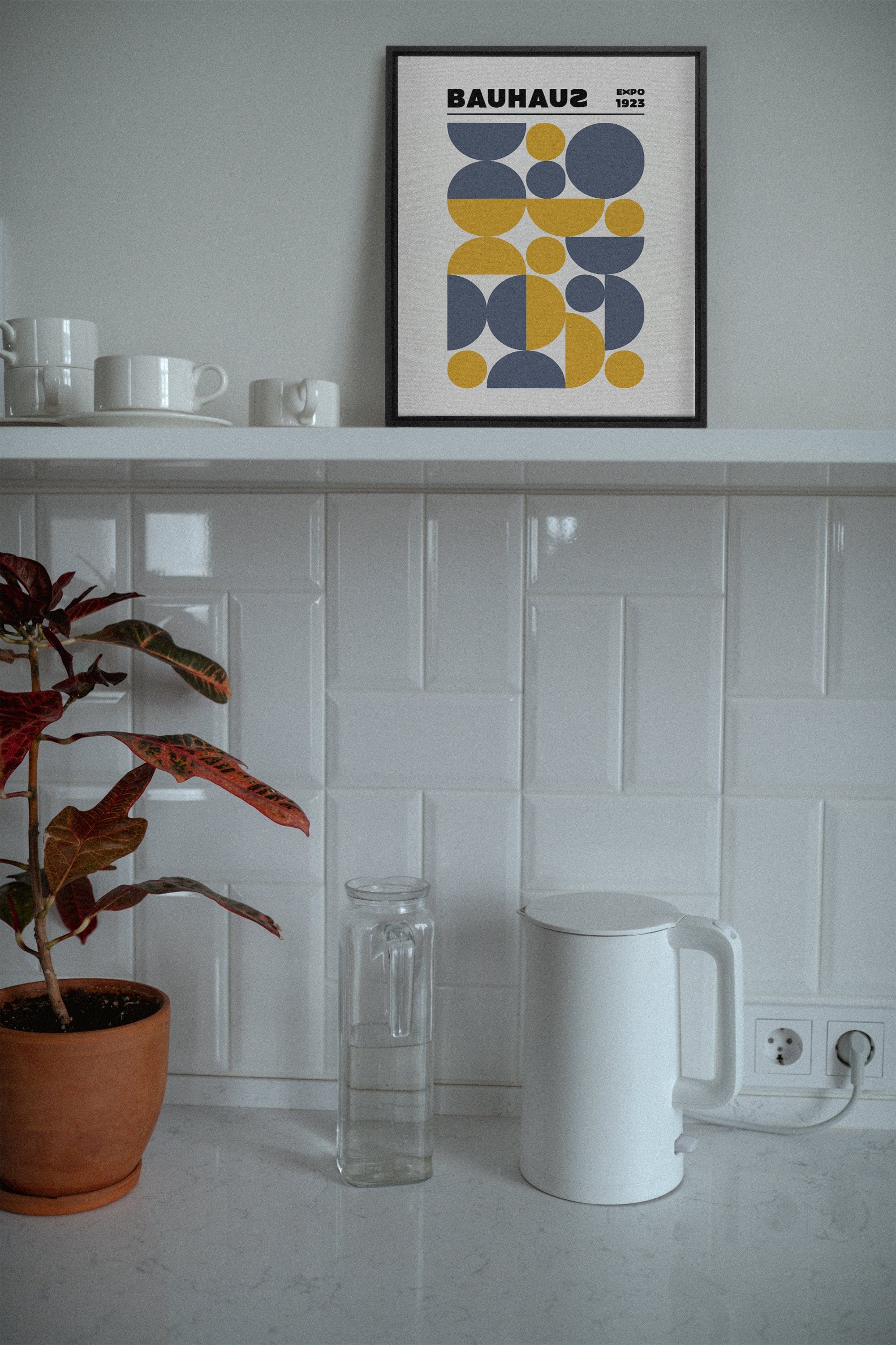 Round sculptures, toile imprimée