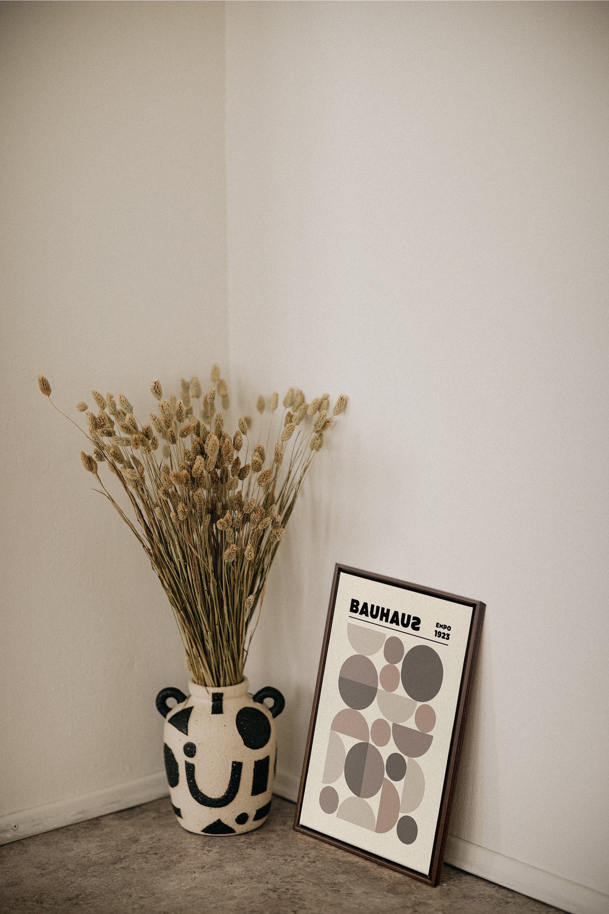 Round sculptures, toile imprimée