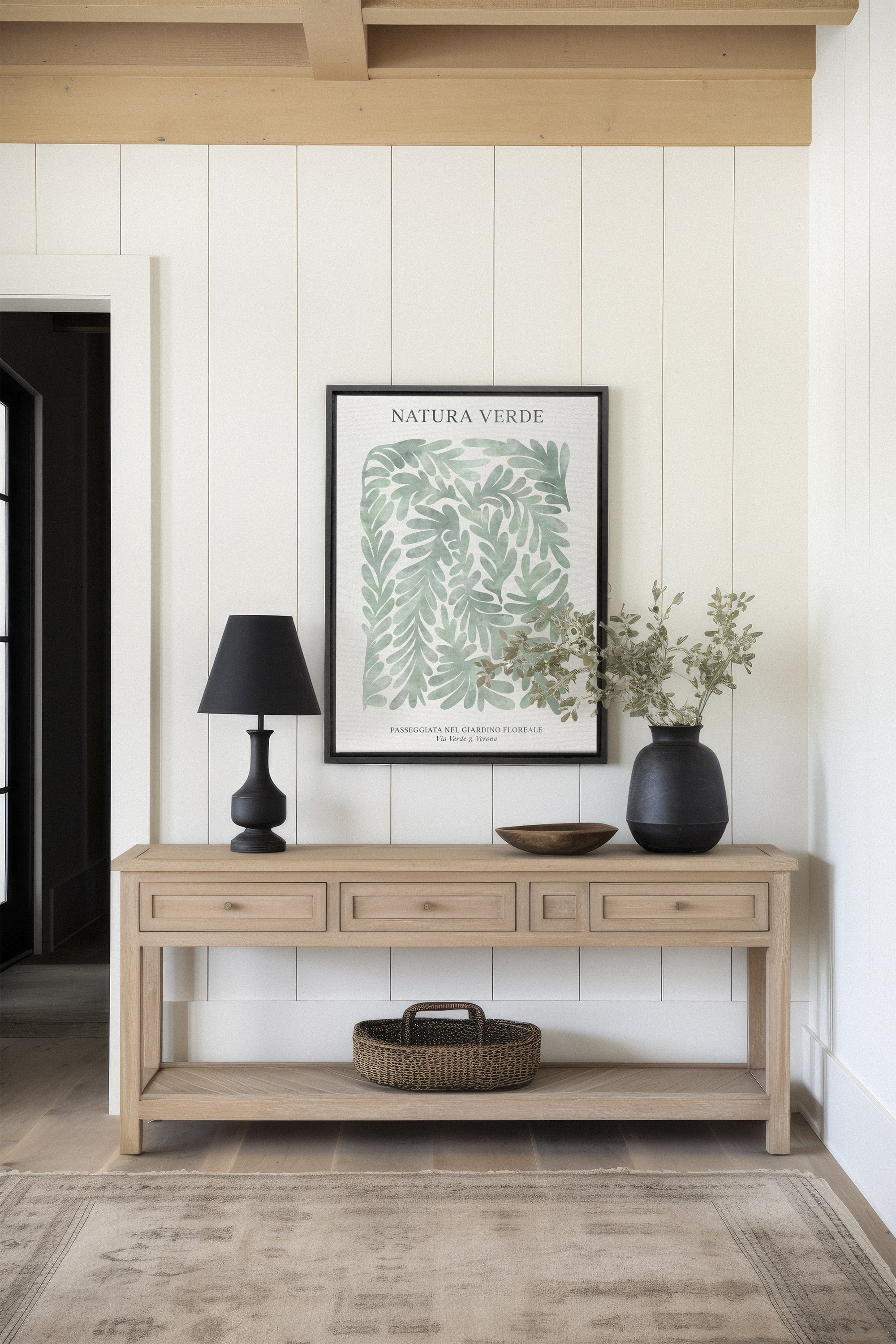 NATURA VERDE, Oeuvre sur toile étiré