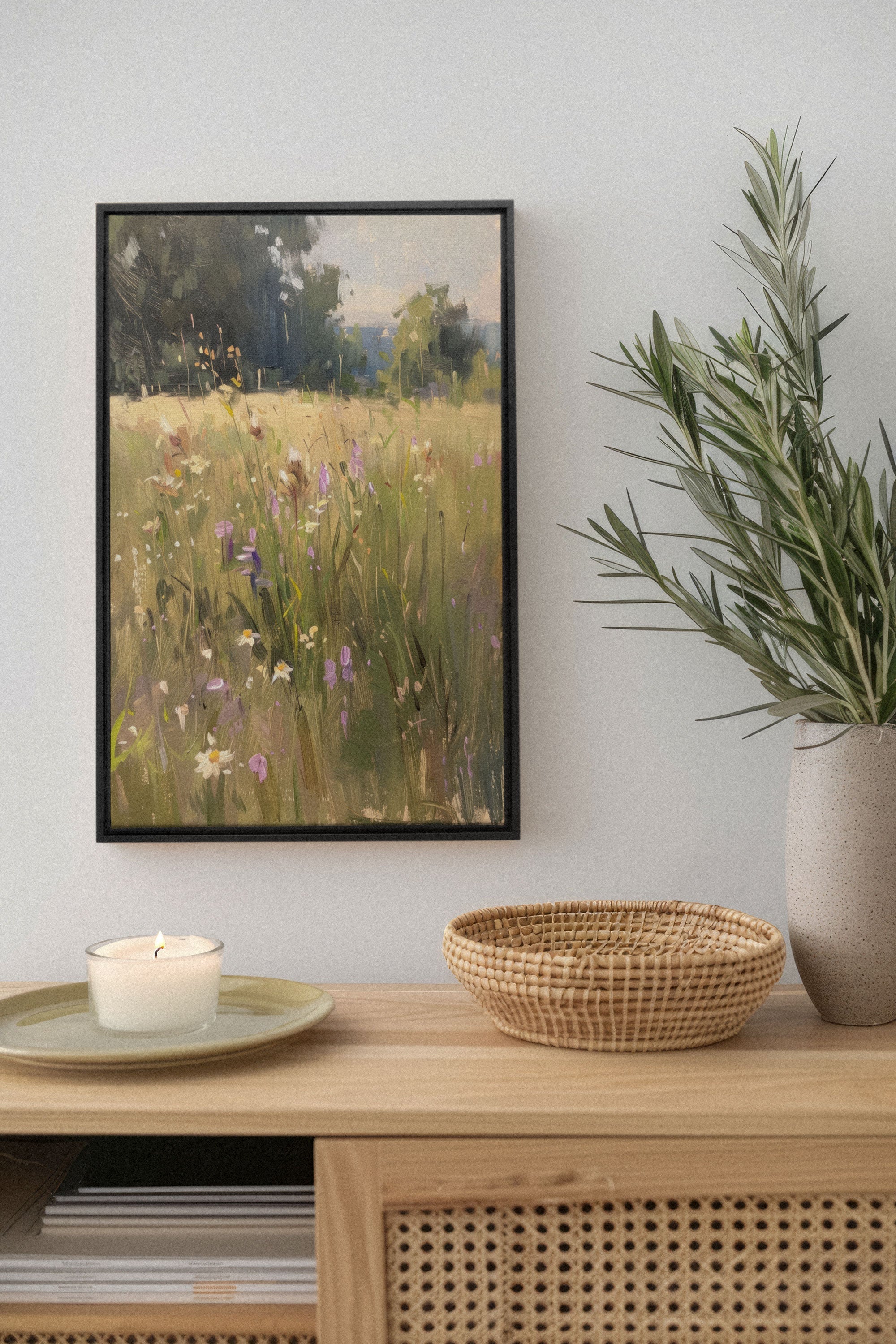 FIELDS OF HARMONY, Oeuvre sur toile étirée