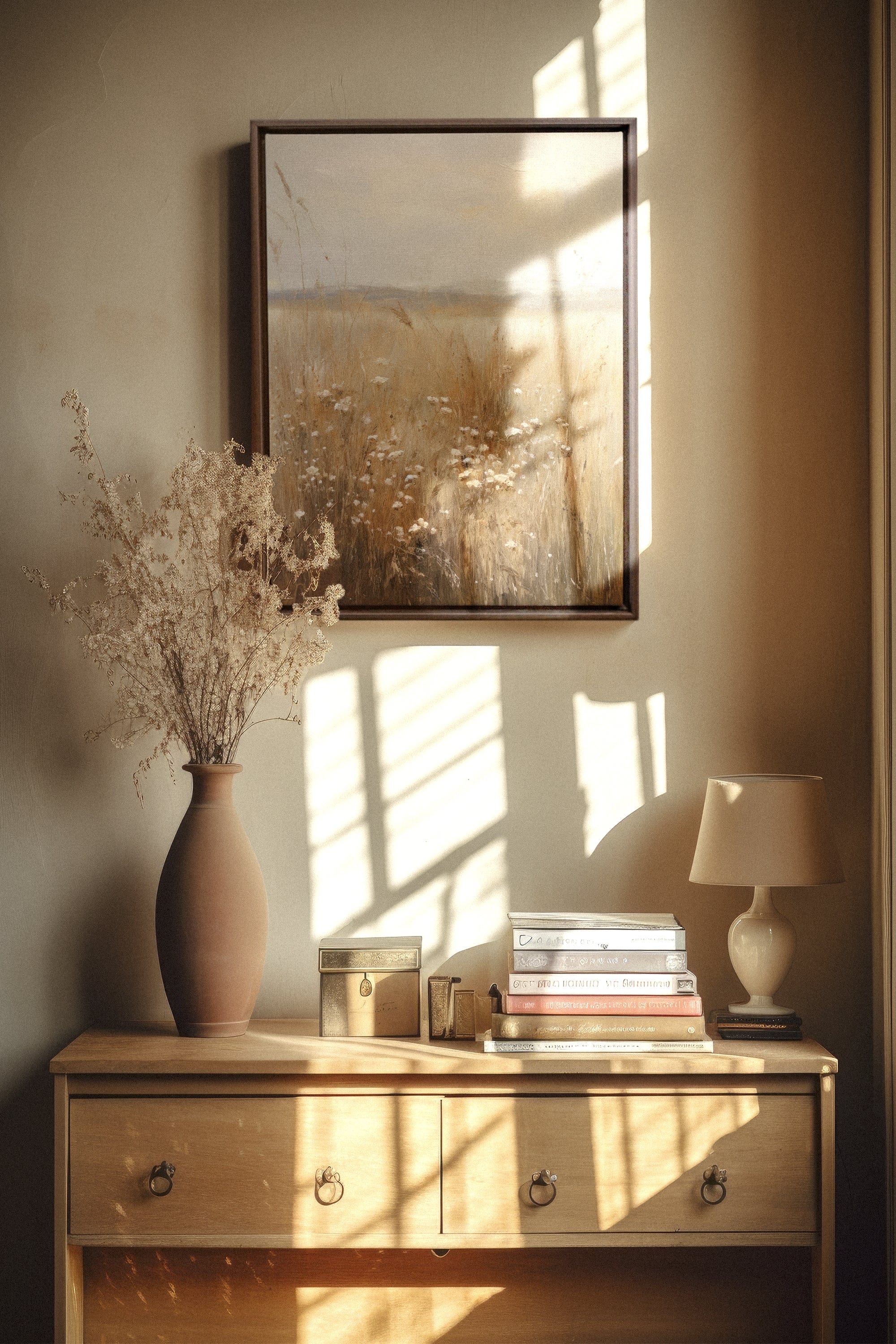 FIELDSCAPE, Oeuvre sur toile étiré