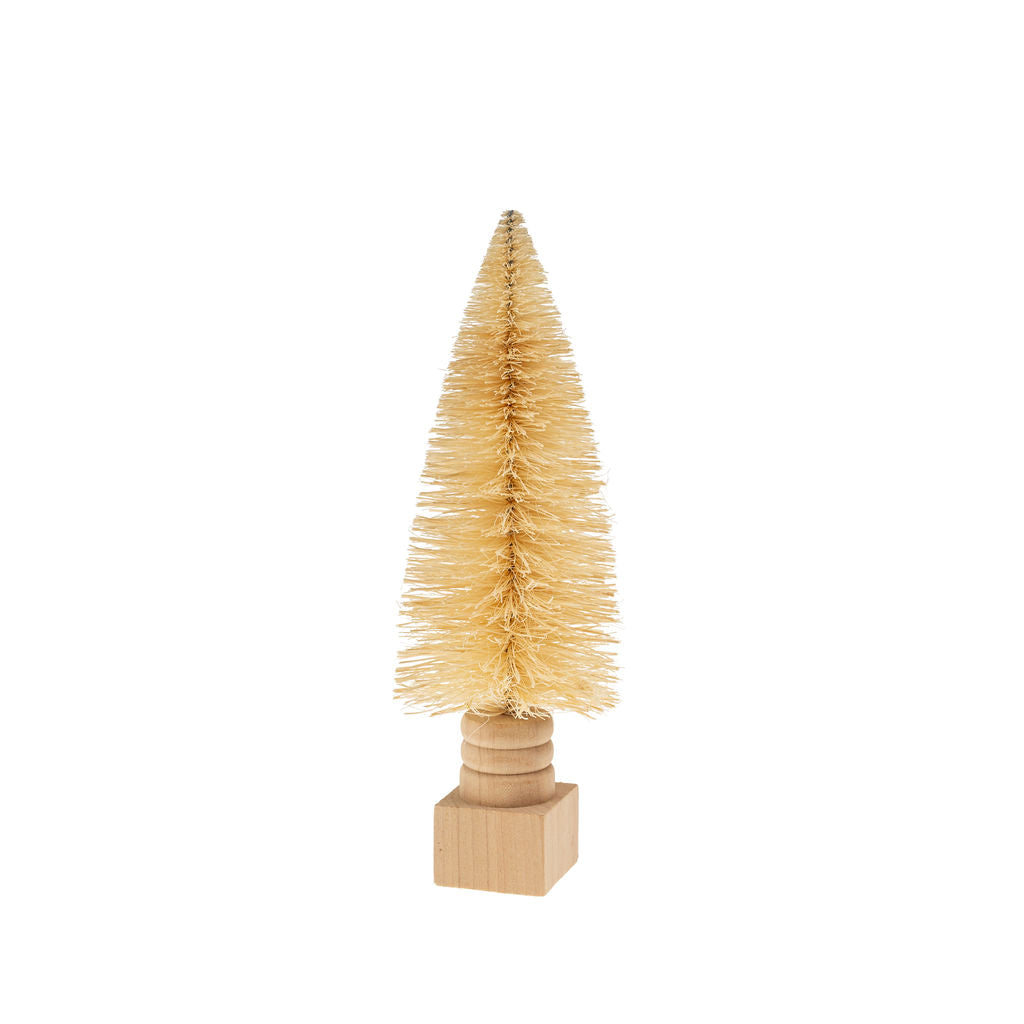 Arbre Goupillon Sisal Moyen Naturel | Charme Festif Écoresponsable