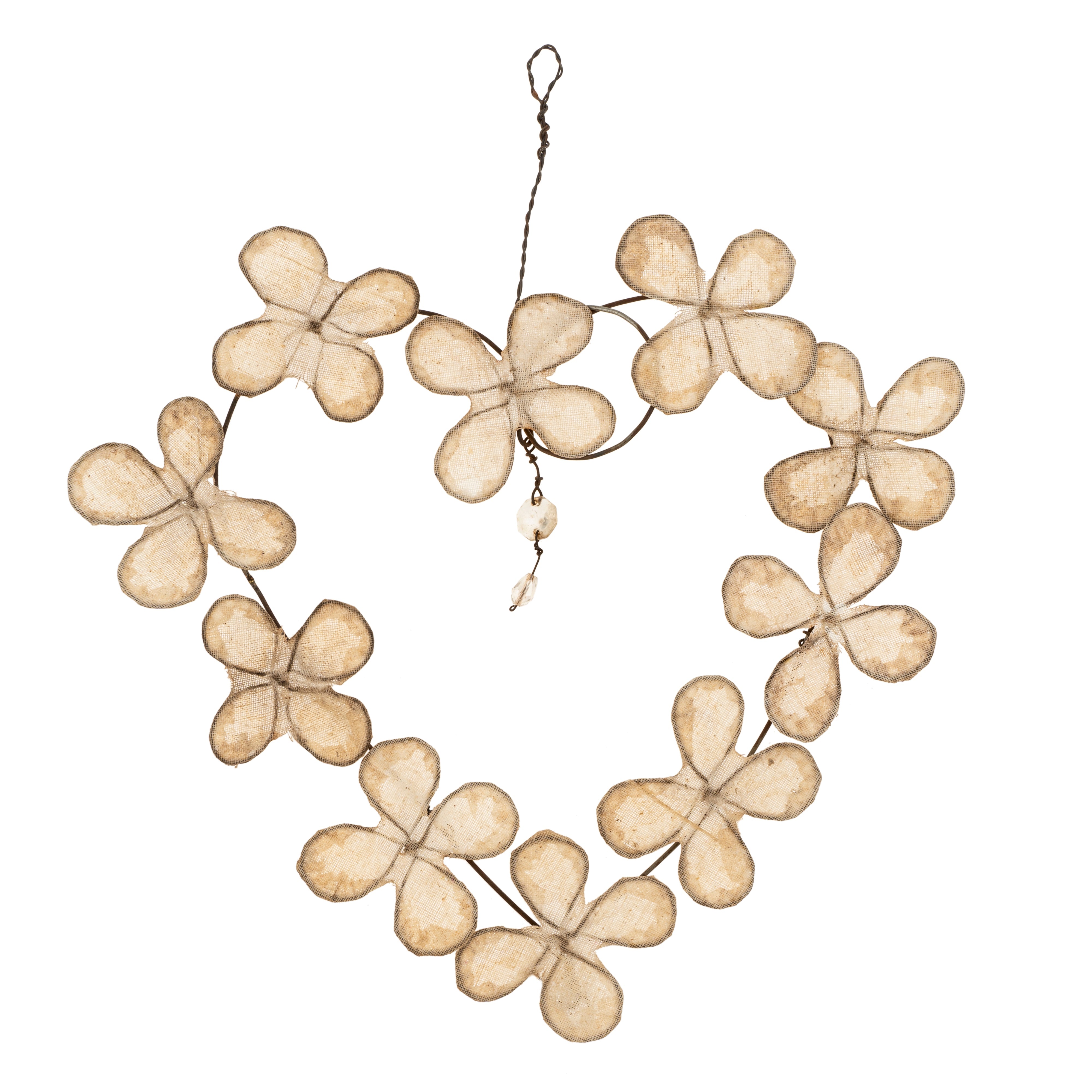 Ornement Cœur Artisanal | Façonné à la Main | Charme Rustique Raffiné