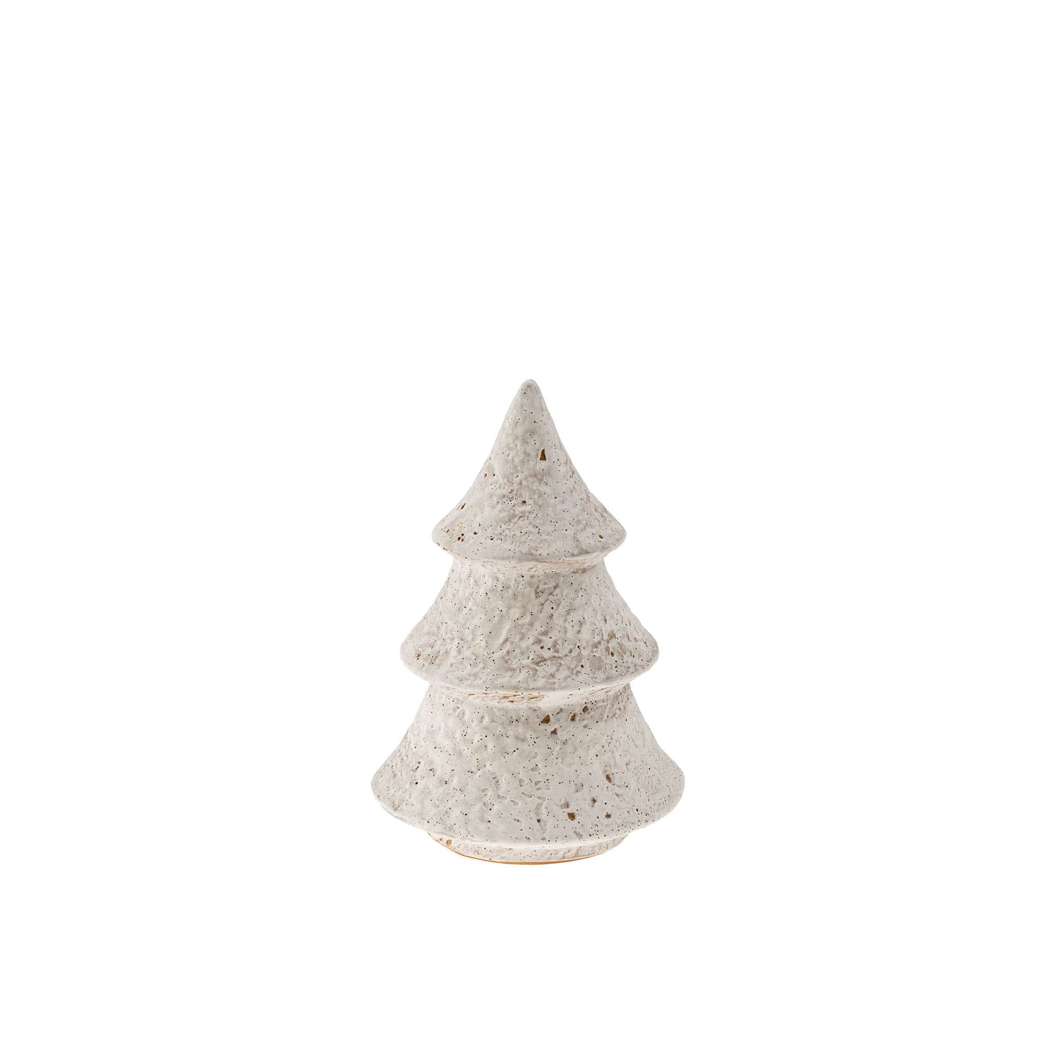 Arbre Céramique Neige Petit Blanc Mat | Charme Hivernal Artisanal