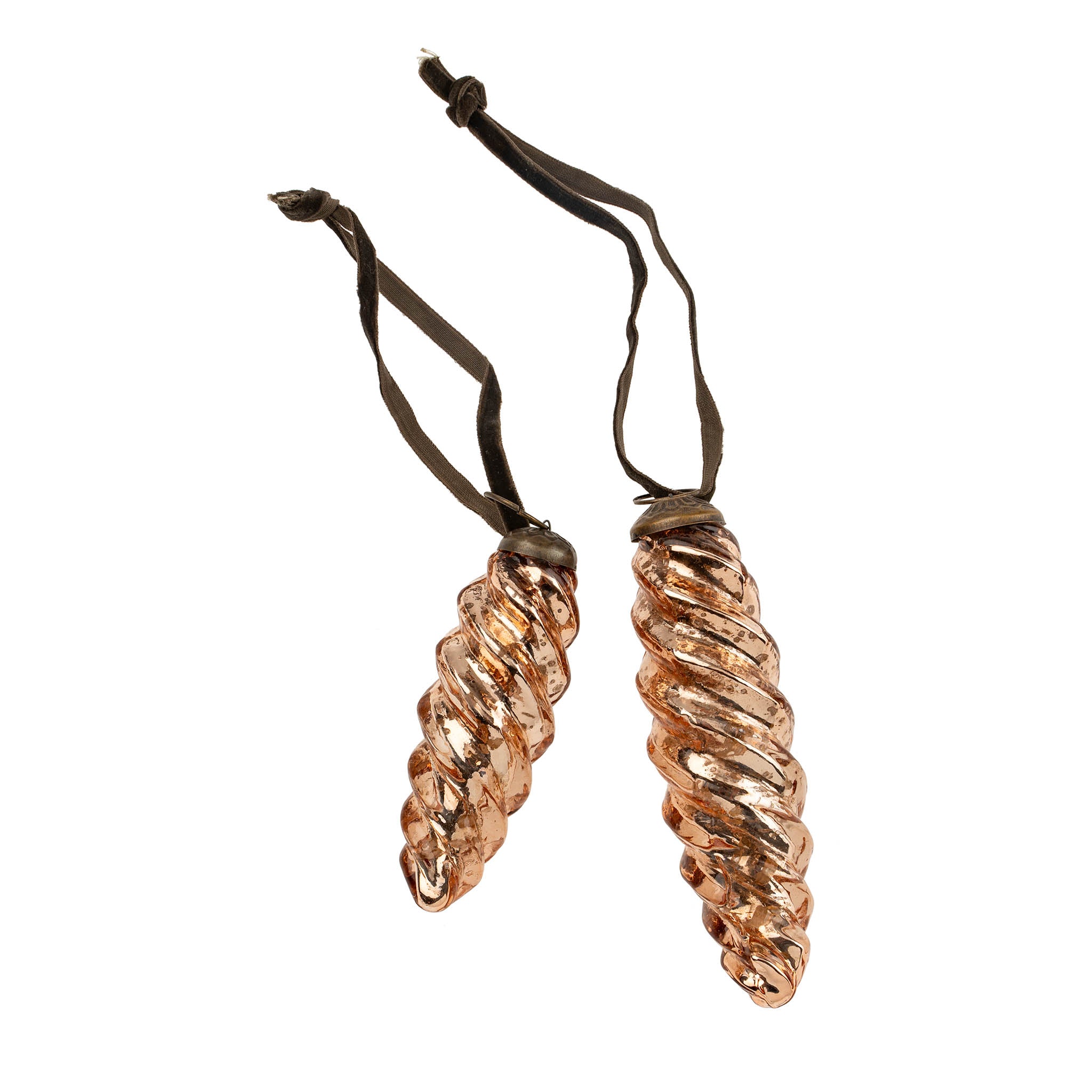 Ornement Glaçon Cuivre | Petit | Charme Festif Chaleureux