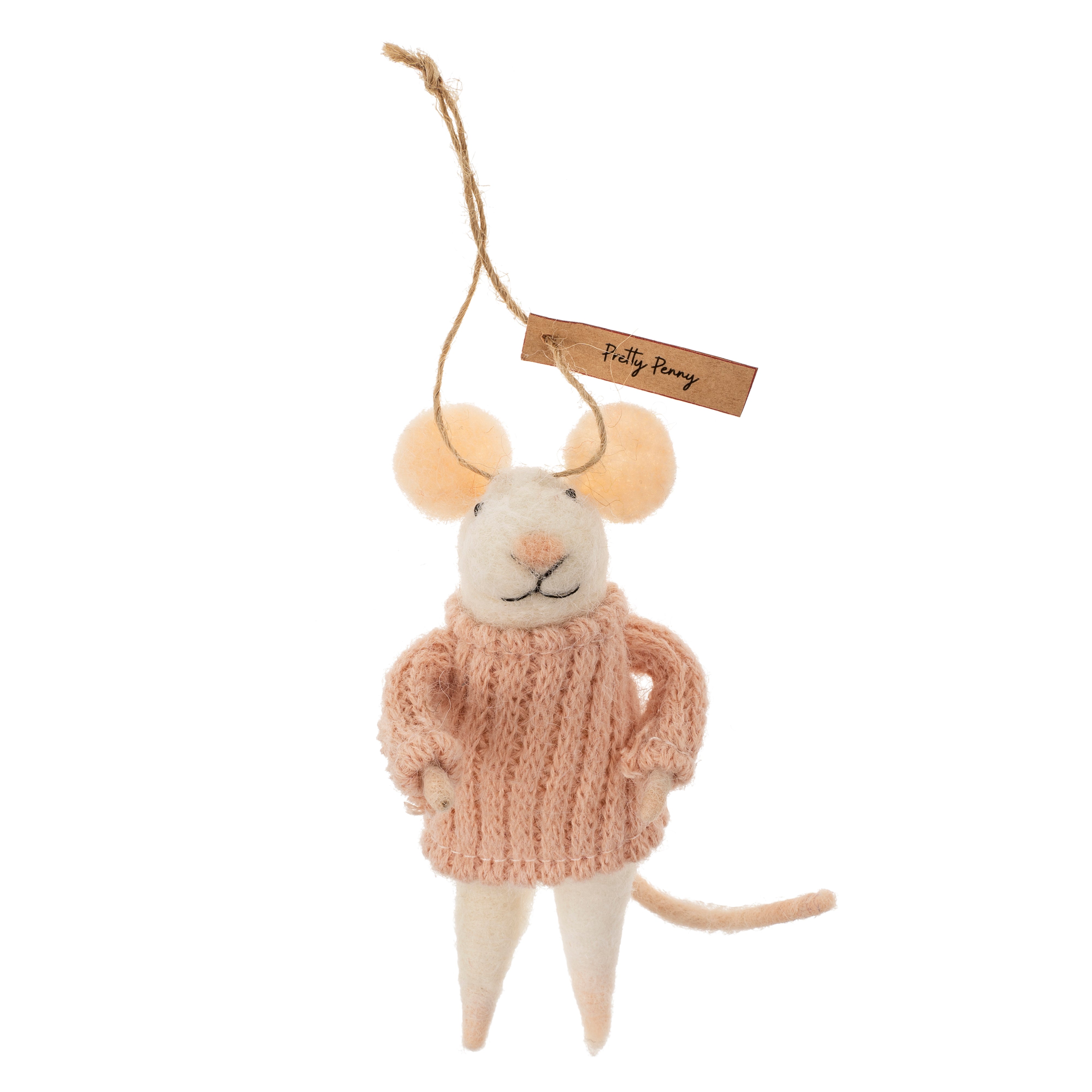 Ornement Souris Paulina Festif | Charme Ludique Artisanal