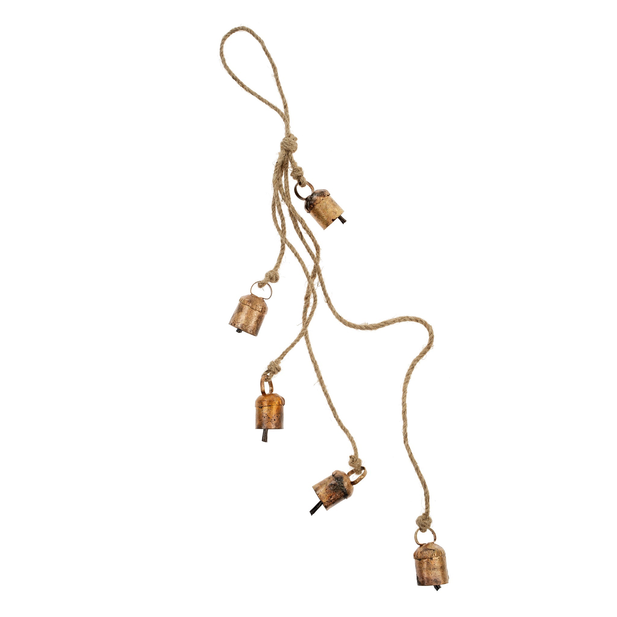 Cascade Rustique Clochettes Petit | Charme Artisanal en Fer et Cuivre