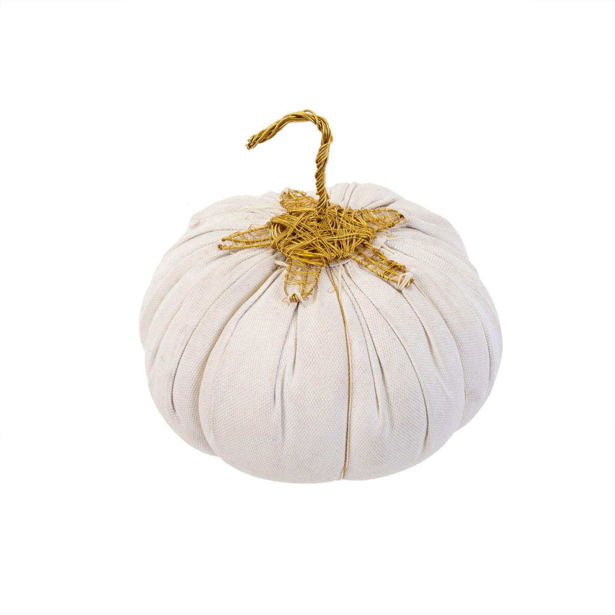 Citrouille décorative en toile recyclée faite à la main Indaba
