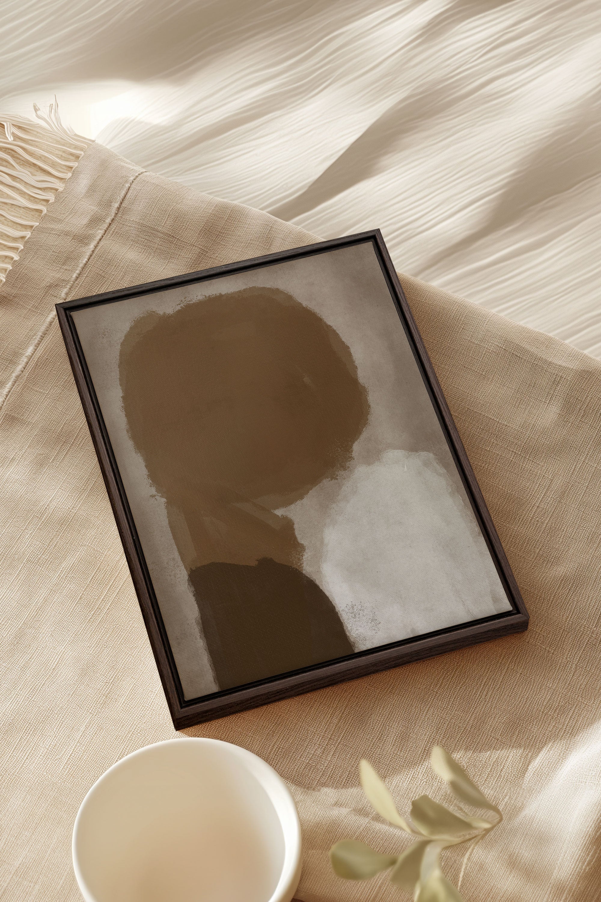 SOUFFLE TERREUX, Oeuvre sur toile étirée