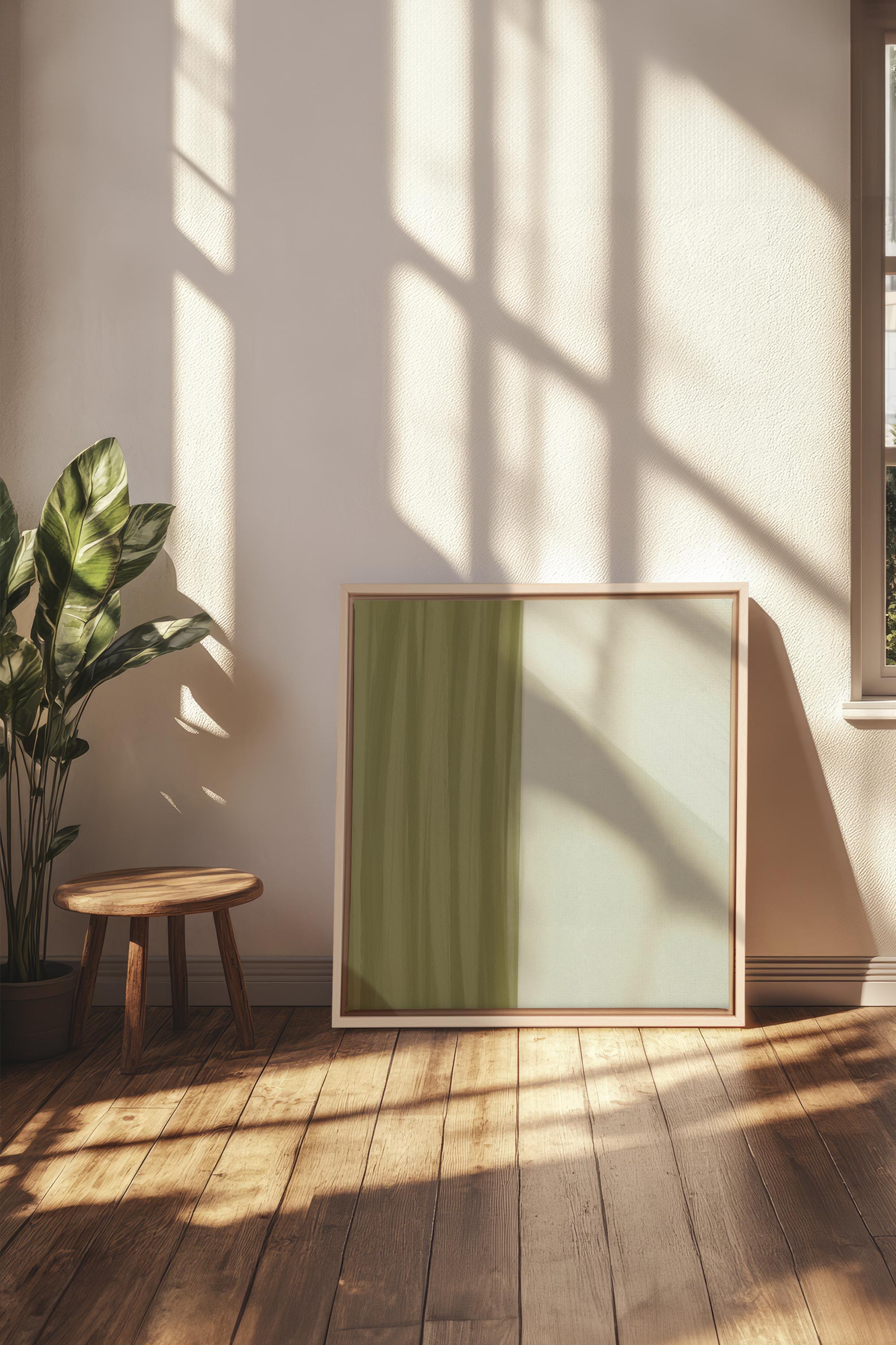 VERDANT FLOW, Oeuvre sur toile étirée