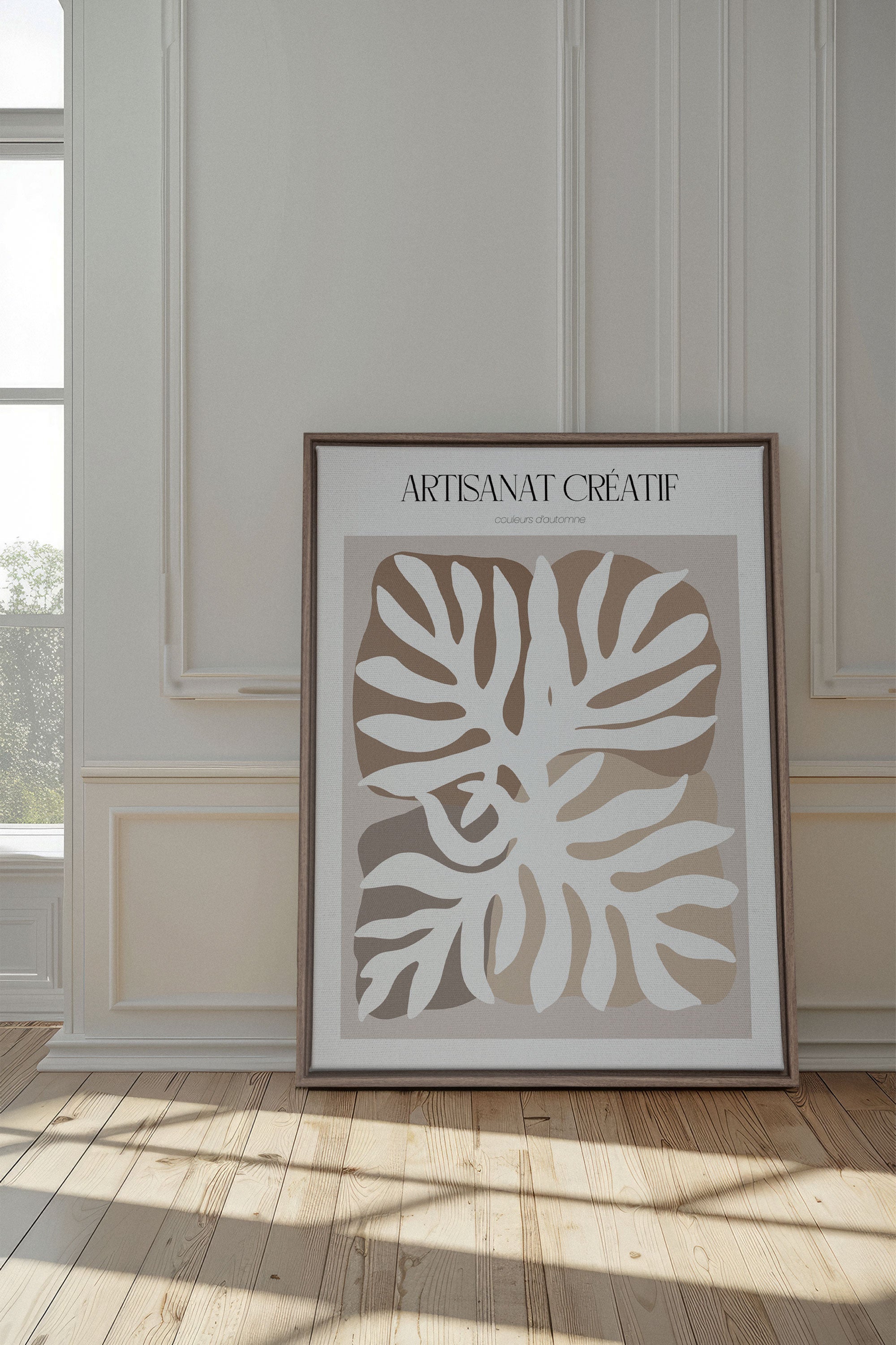 ARTISANAT CRÉATIF, Oeuvre sur toile étirée