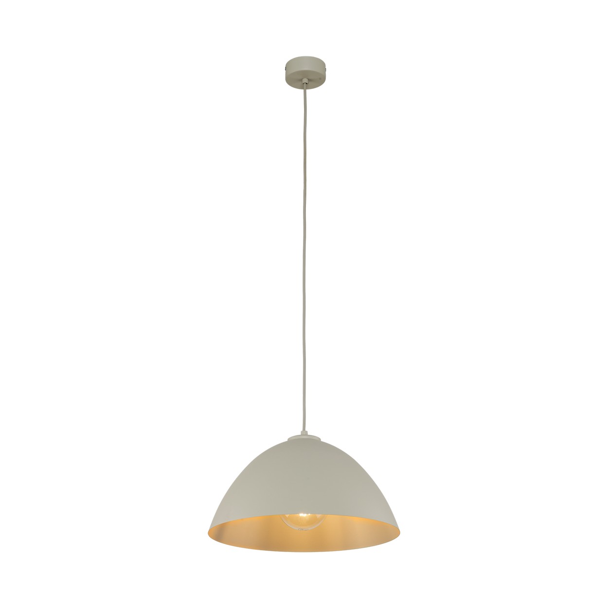 Suspension FARO en acier peint | Luminaire suspendu moderne et classique