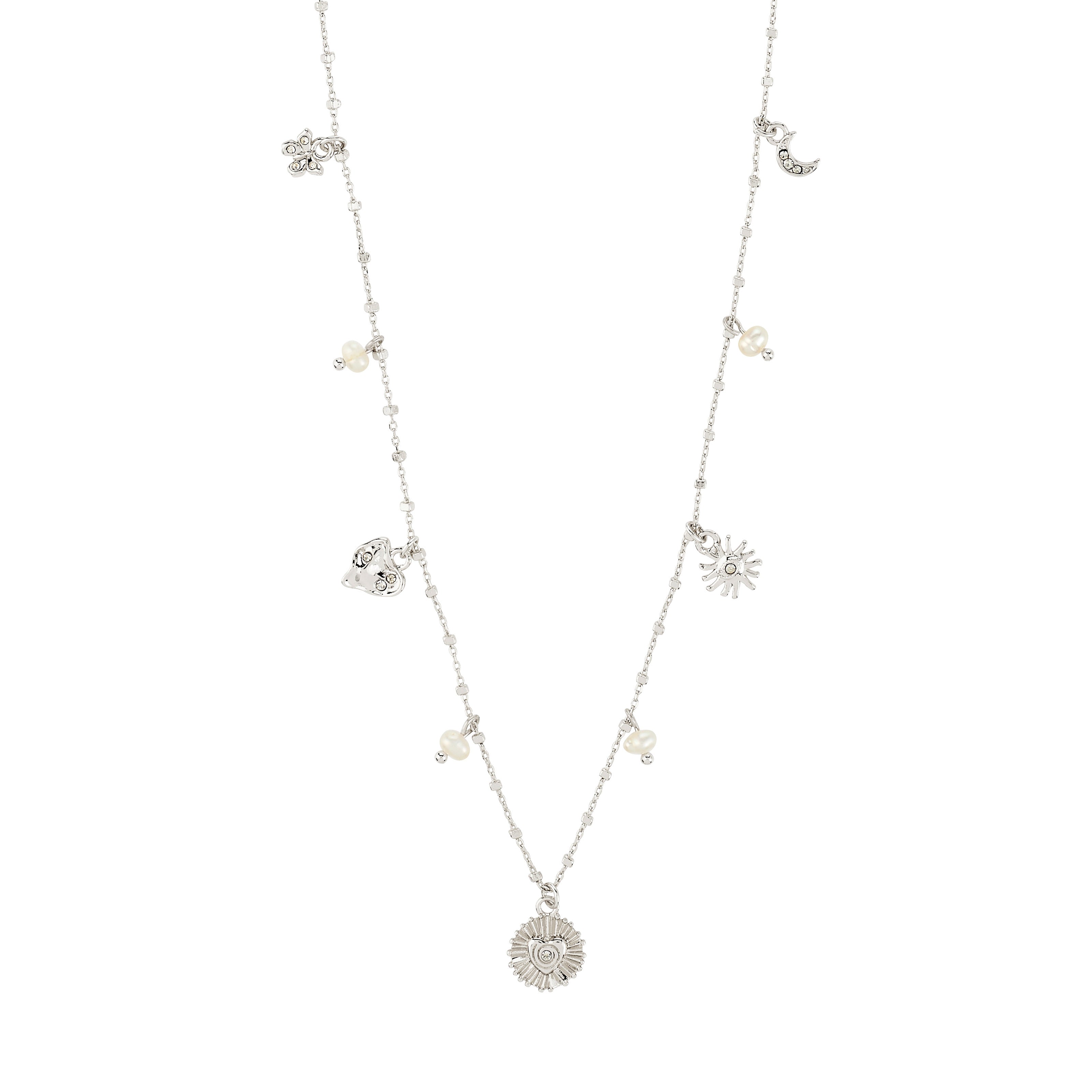 MYLAN Necklace | Symbolic charms with crystals | Recycled materials