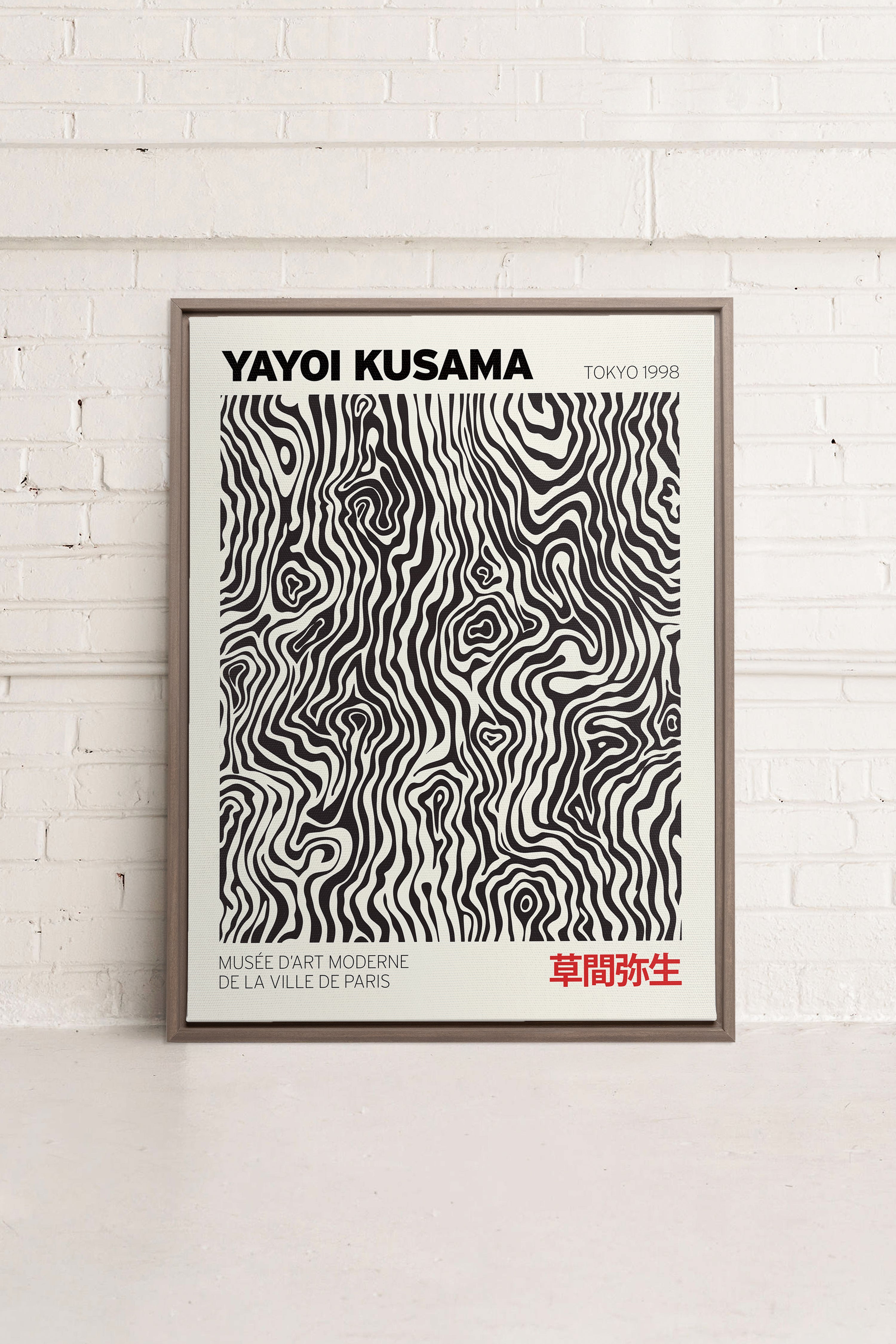 KUSAMA I, Oeuvre sur toile étirée