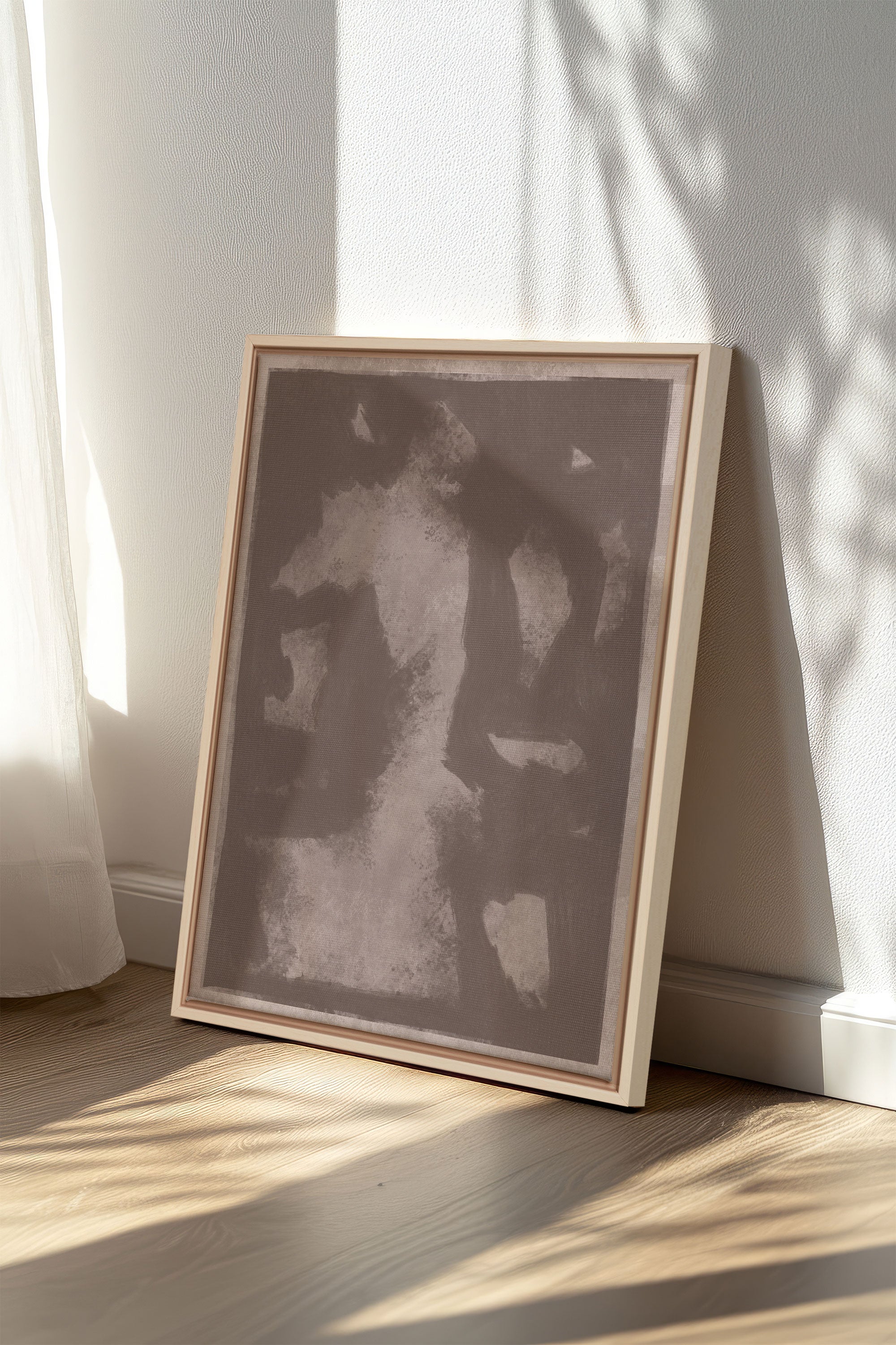 OMBRE MURALE, Oeuvre sur toile étirée