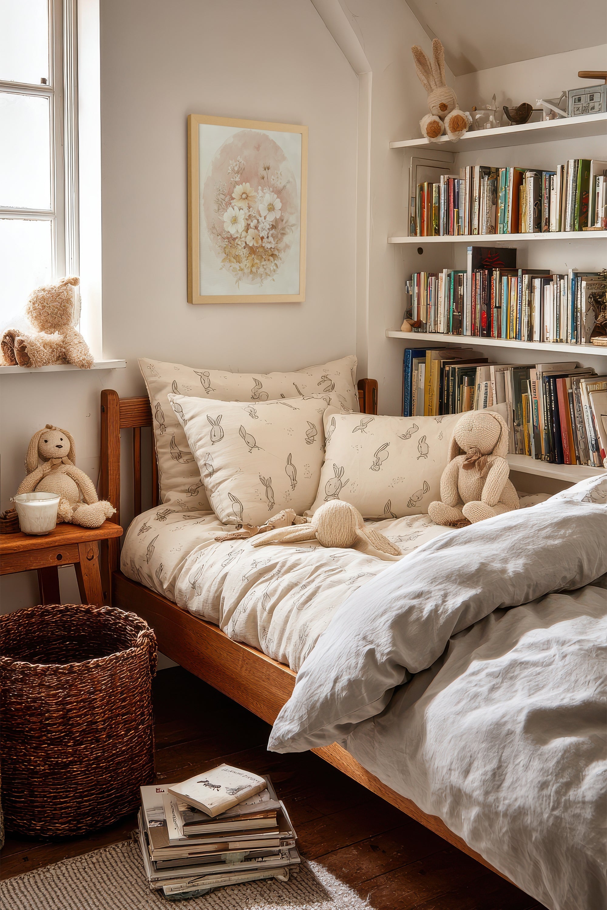 BOUQUET FANÉ, Toile rigide encadrée