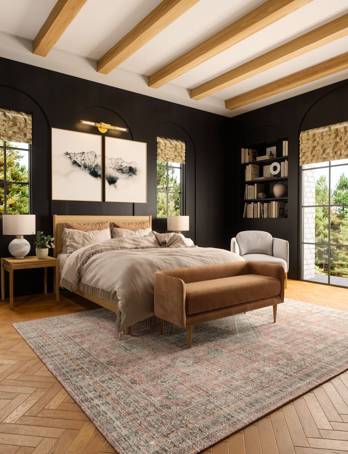 Tapis Alina – Rouge Brique