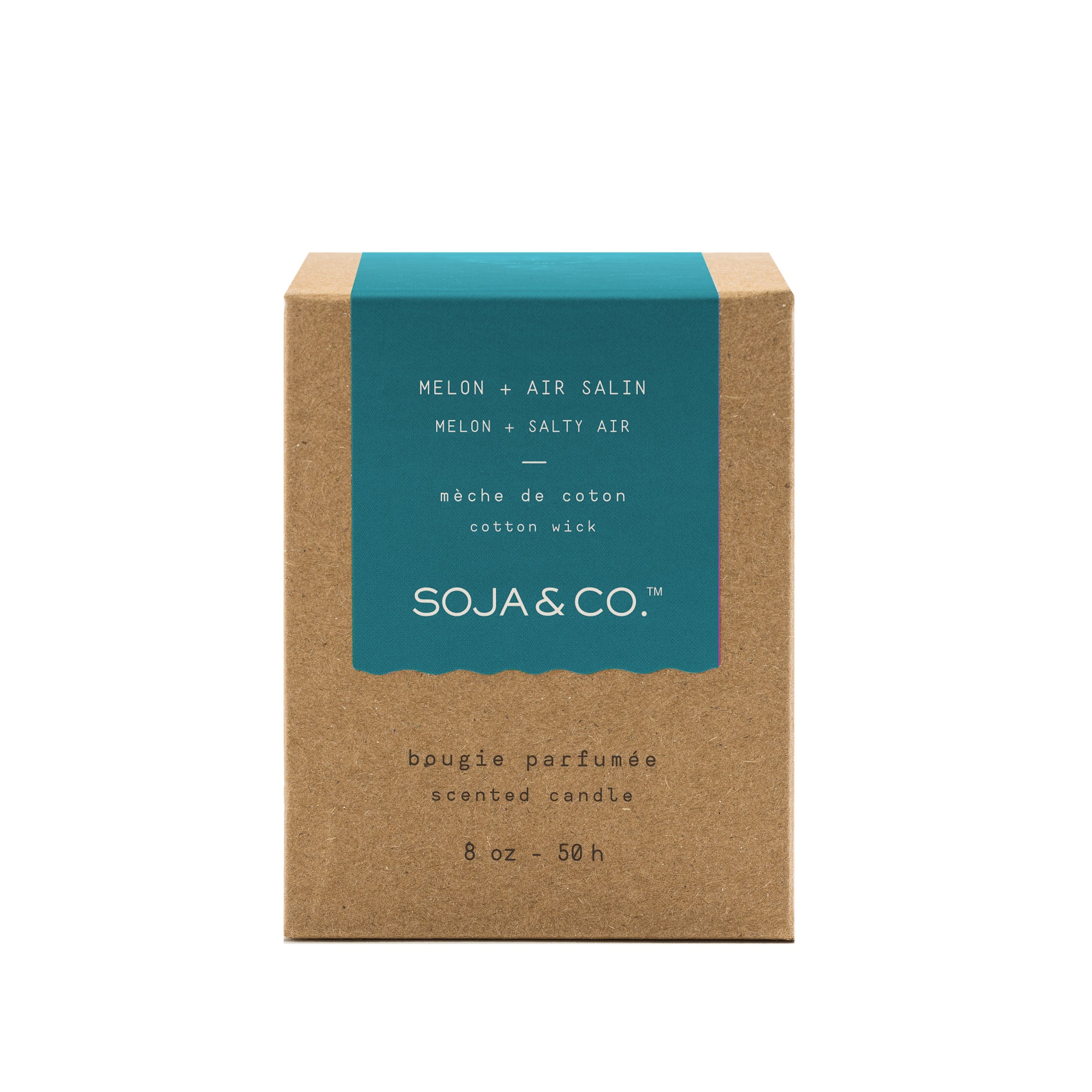 Bougie Melon & air salin | Fragrance fruitée et rafraîchissante | SOJA&CO