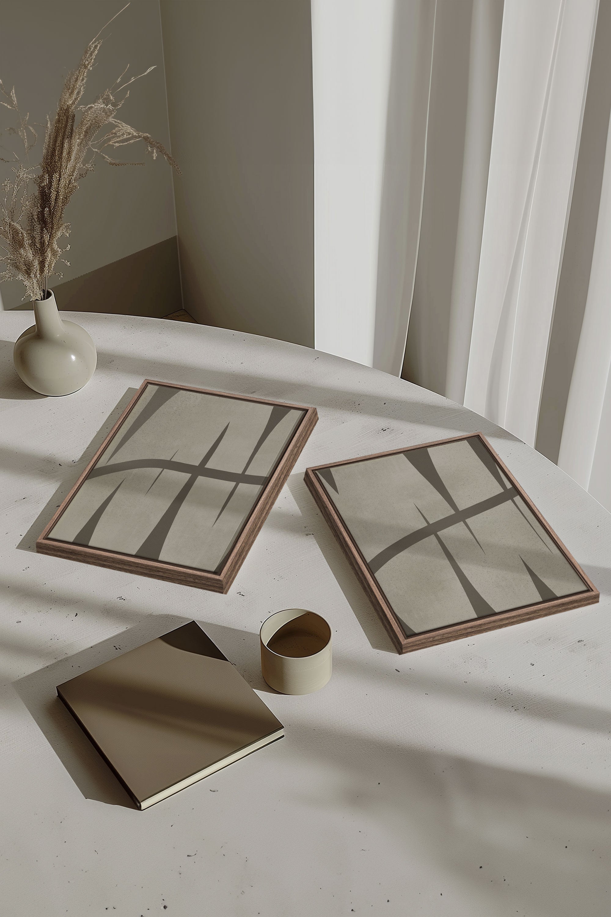 INTERTWINE DUO (2 Oeuvres sur toile étirée)