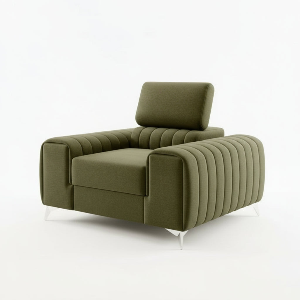 Fauteuil Laurence | Vert olive