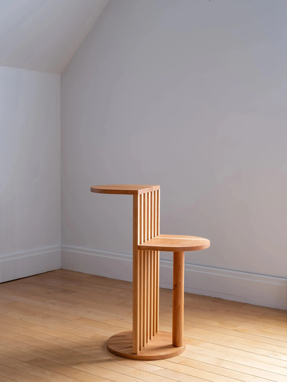 AUBE Side Table | Solid wood | Scandinavian & Japandi style | Made in Quebec