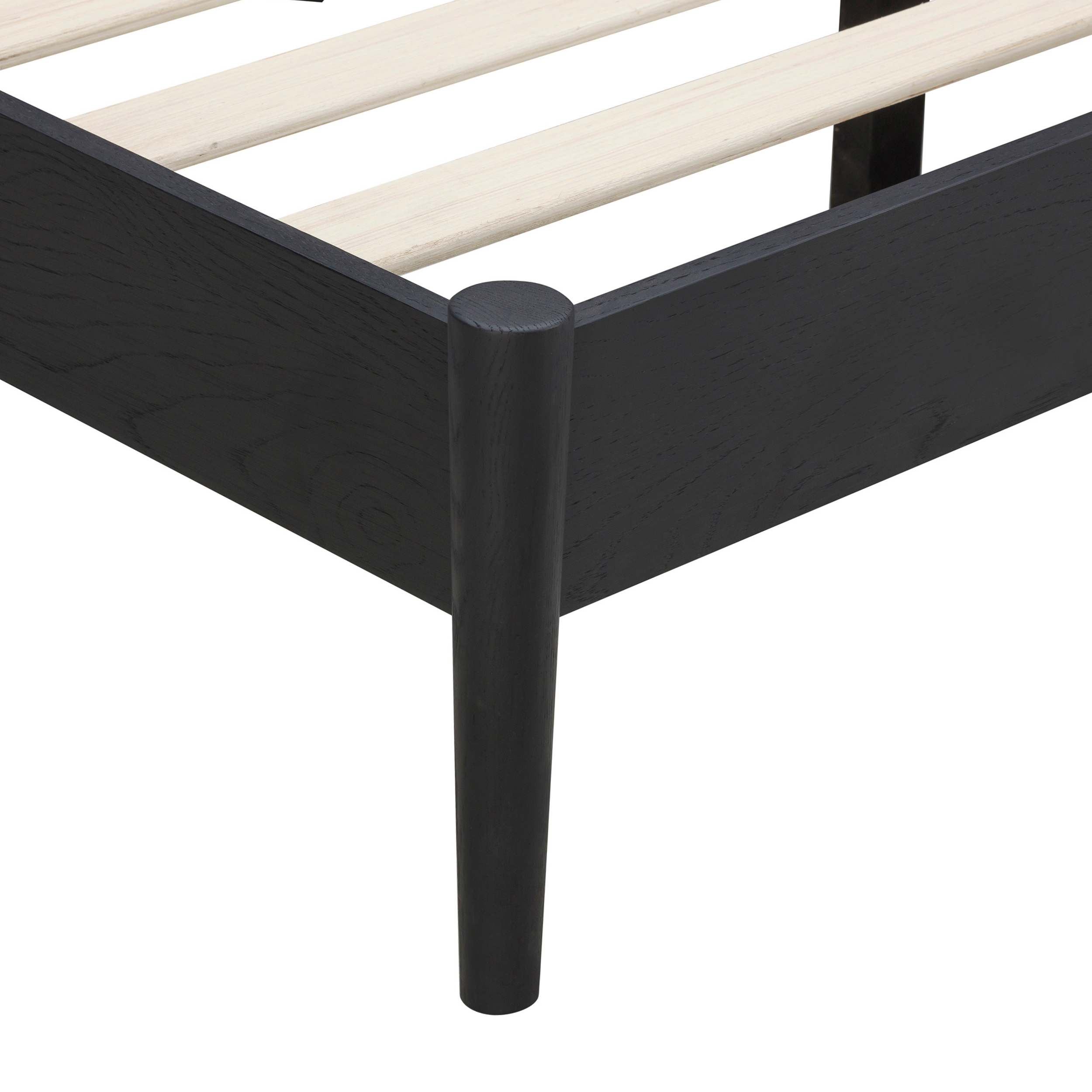 Cadre de lit en bois massif Inno | Design côtier moderne | Bois certifié FSC®