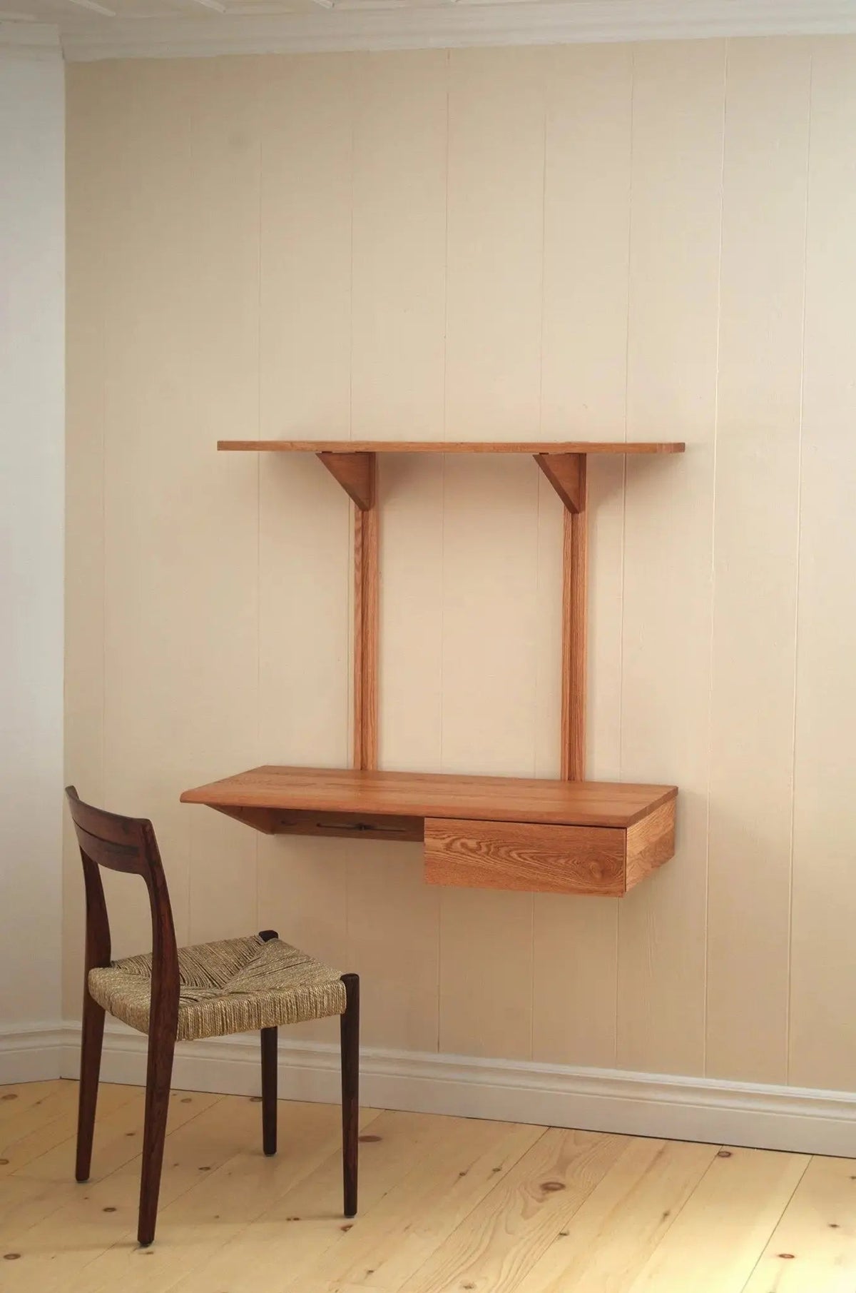 KETCH 36" Wall Desk | Solid Wood | Customizable | Made in Quebec