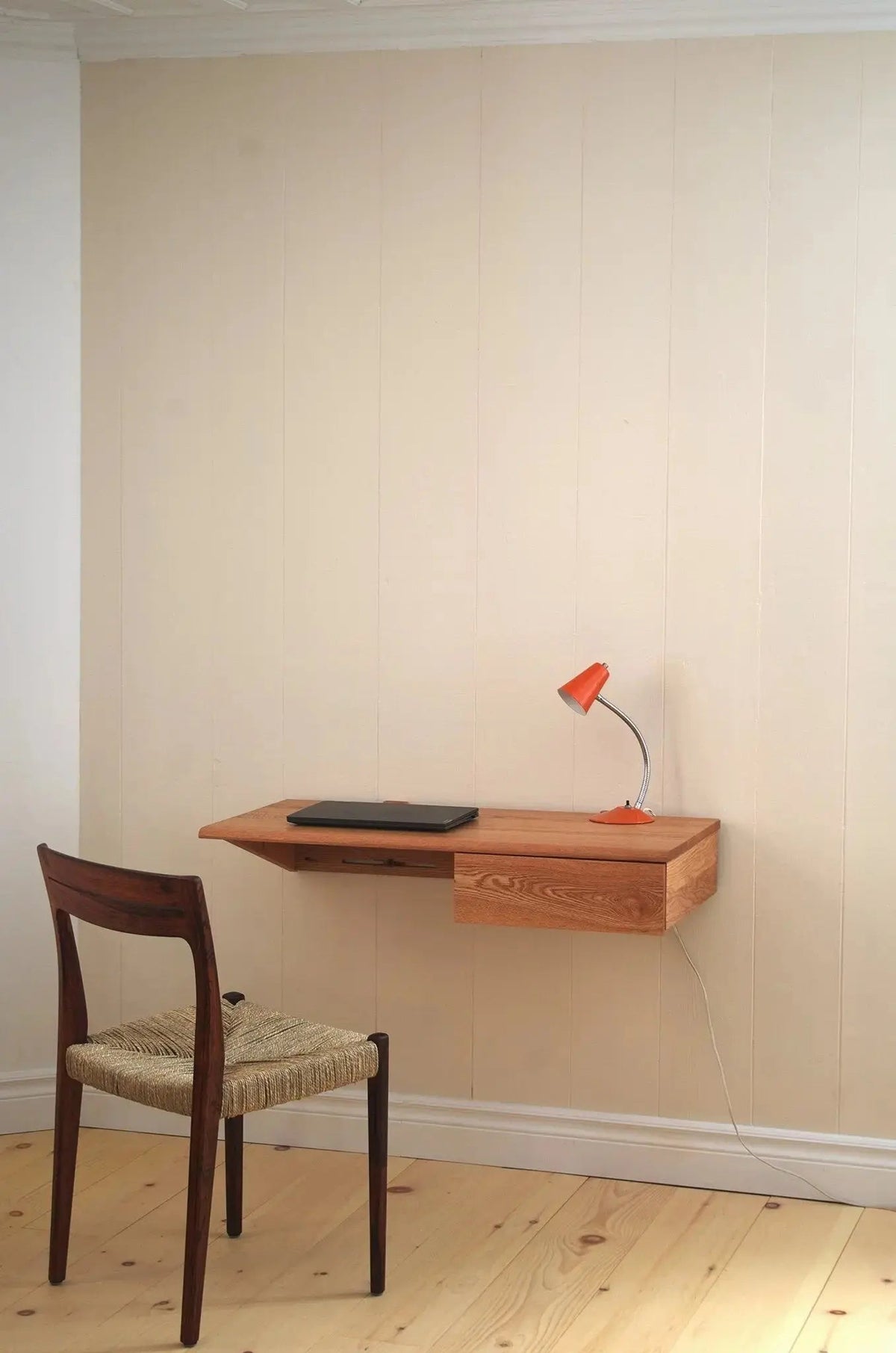 KETCH 36" Wall Desk | Solid Wood | Customizable | Made in Quebec