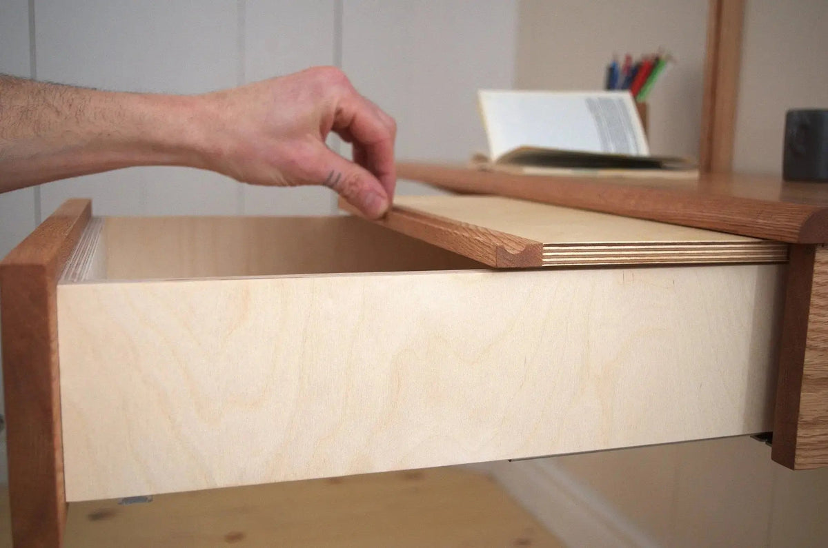 KETCH 36" Wall Desk | Solid Wood | Customizable | Made in Quebec