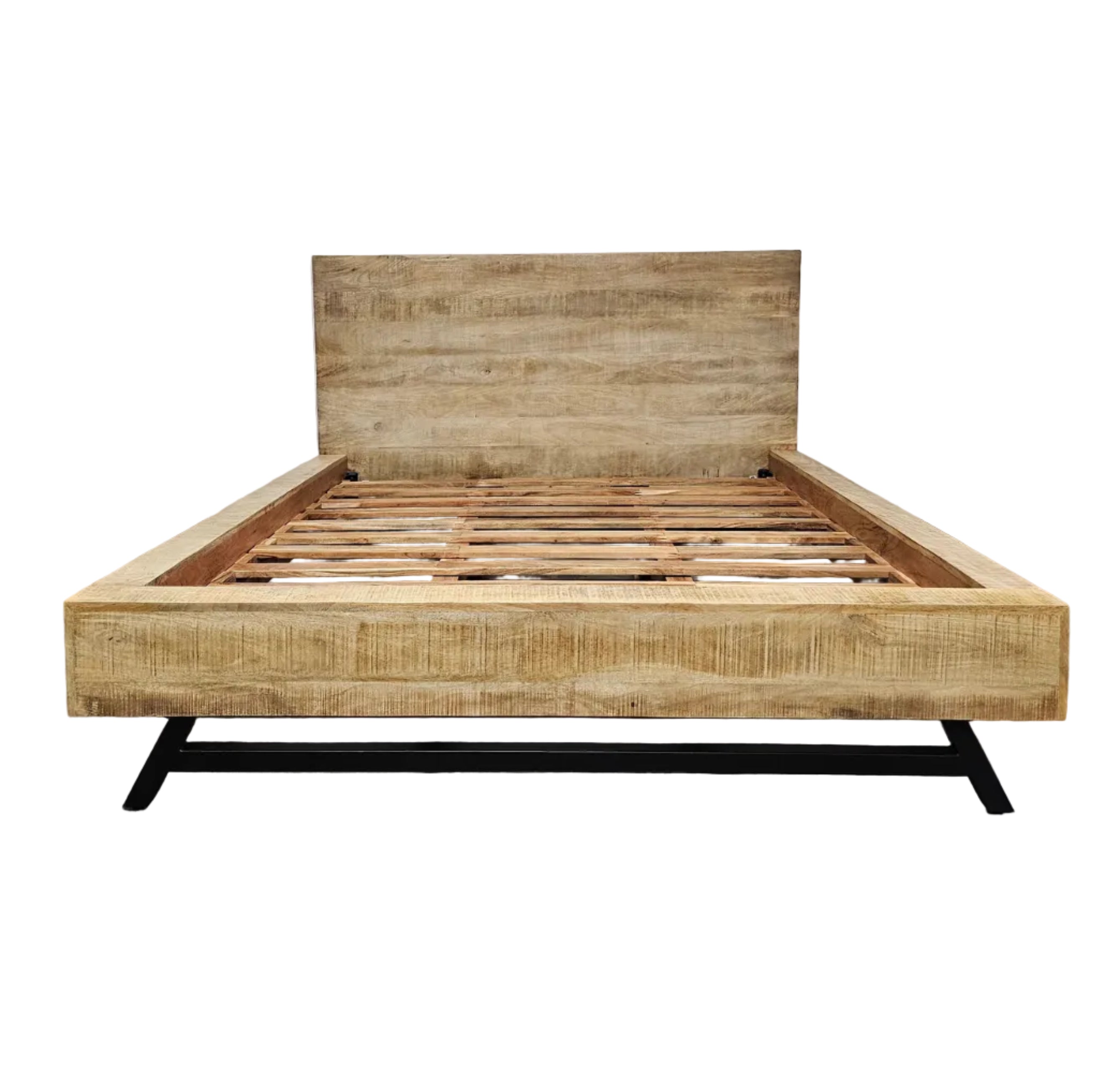 Cadre de Lit King en bois massif de Manguier