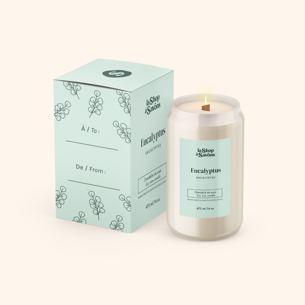 Soy Candle 16 oz - Eucalyptus