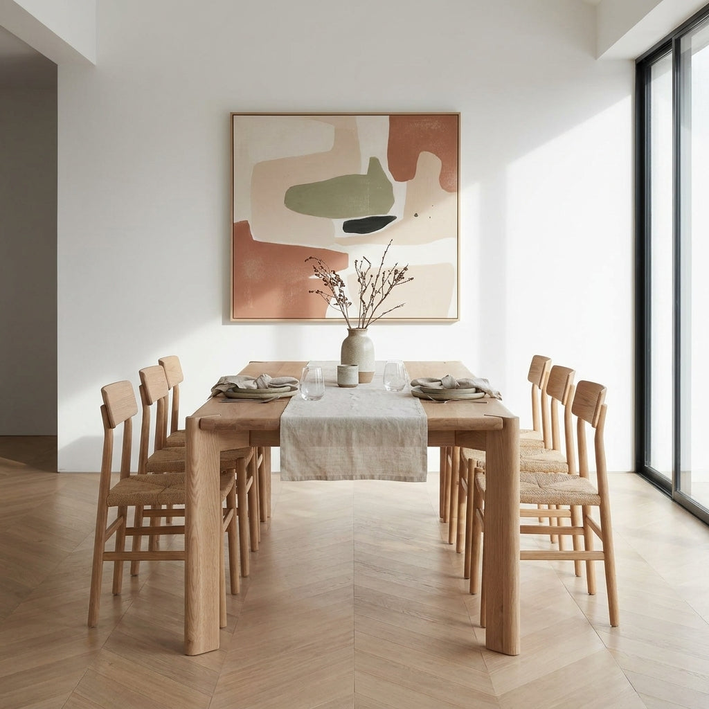 Table de salle à manger Daichi | Bois massif | Jusqu’à 10 personnes