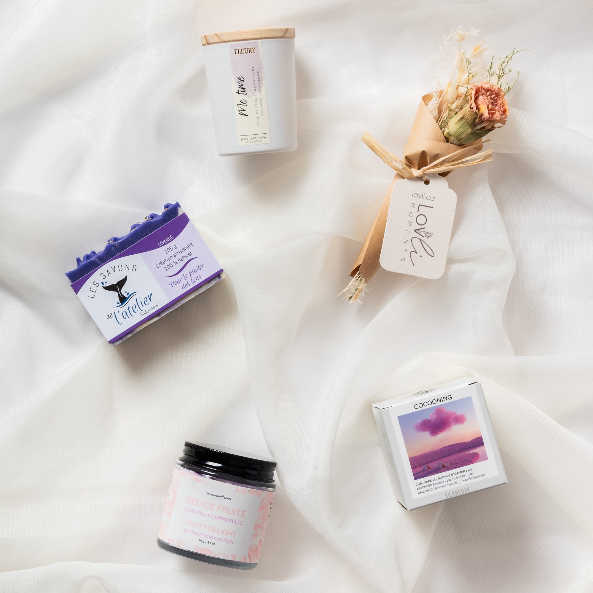 Coffret Moment pour soi | Coffret détente et bien-être | Fabriqué au Québec