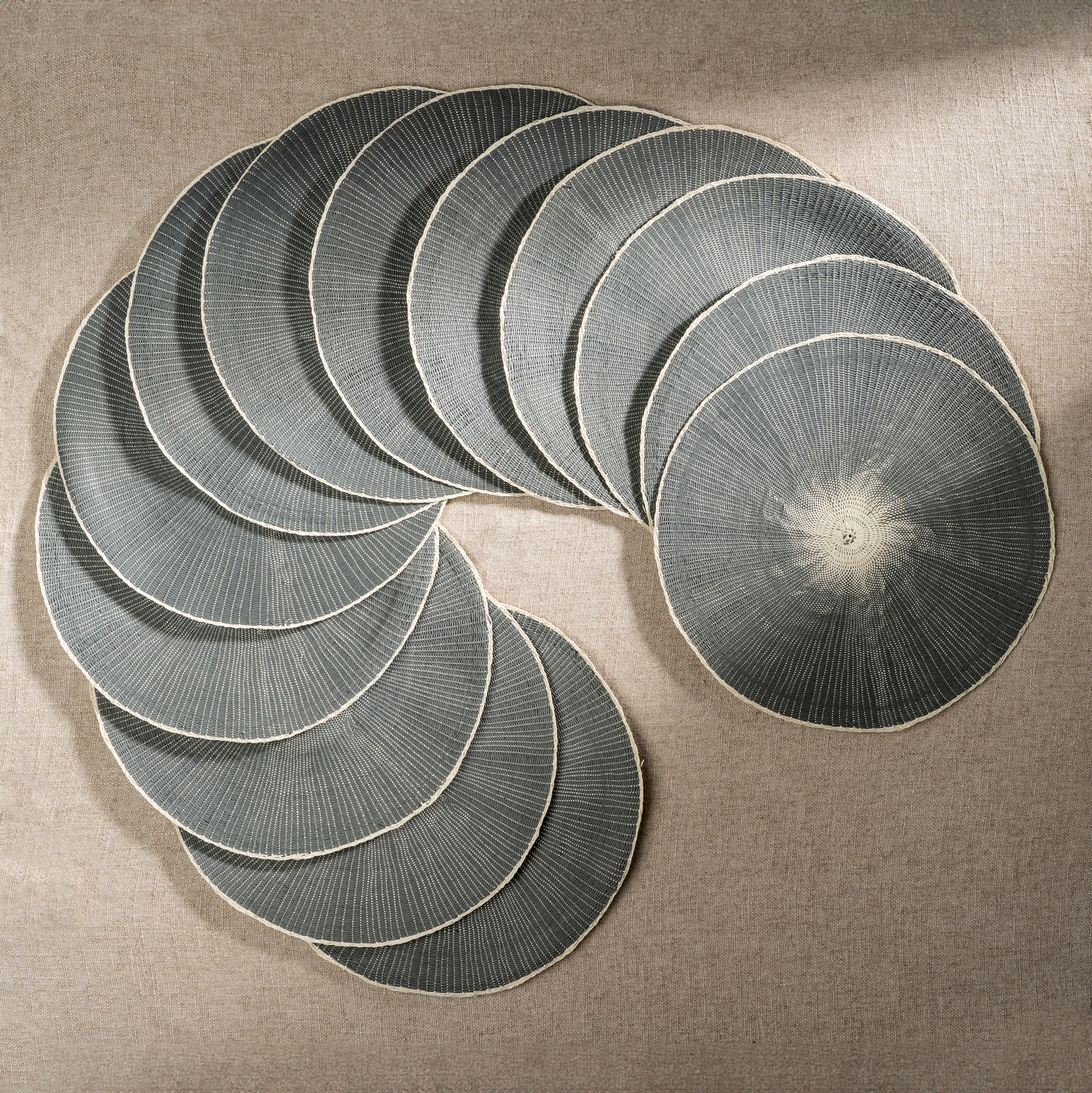 Napperon Willa Tressé à la Main | Finition Pierre