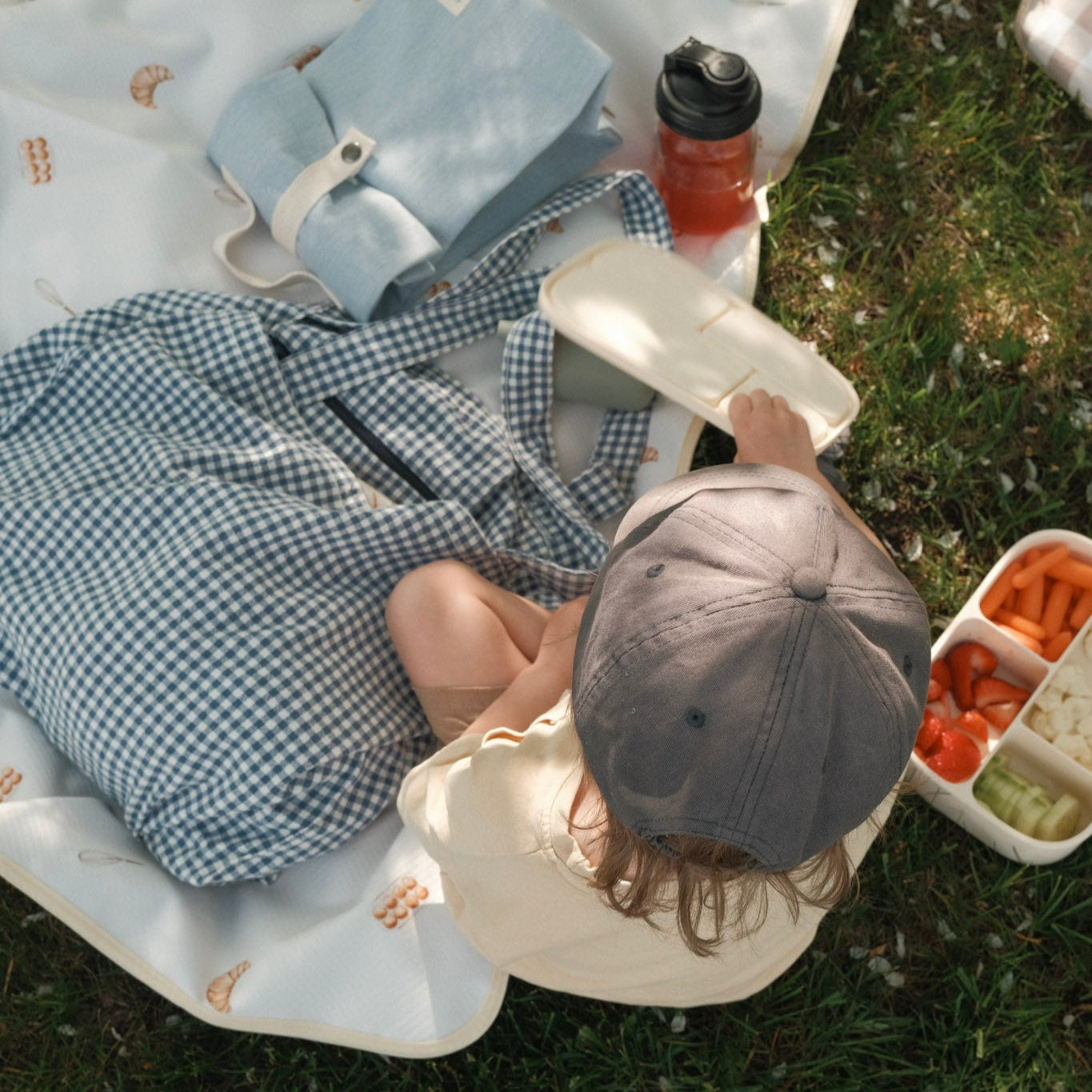 Fourre-tout en coton biologique - Collection Vichy