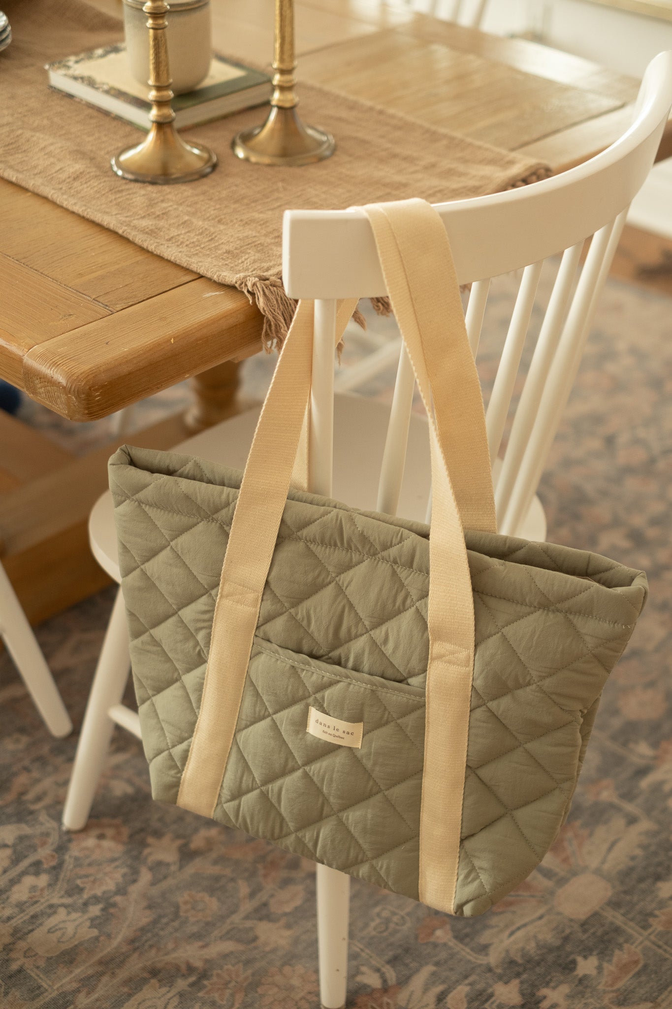 Fourre-tout matelassé pour le quotidien