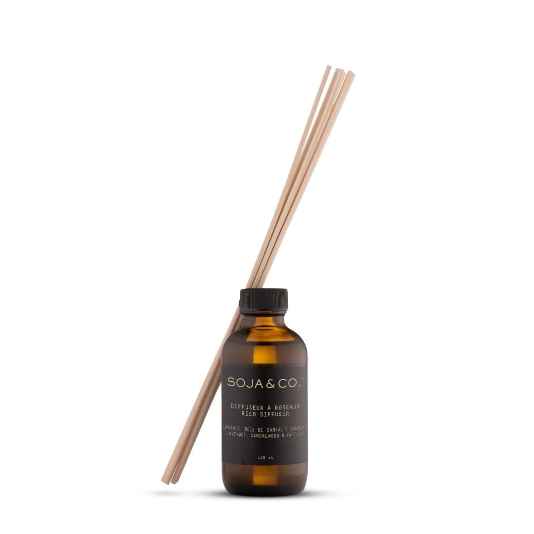 Diffuseur à roseaux | Lavande, santal & vanille | SOJA&CO