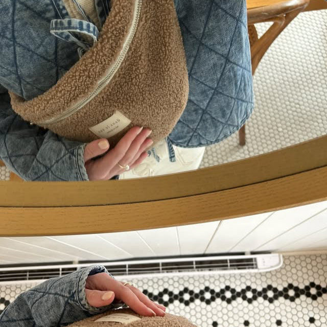 Sac banane en sherpa