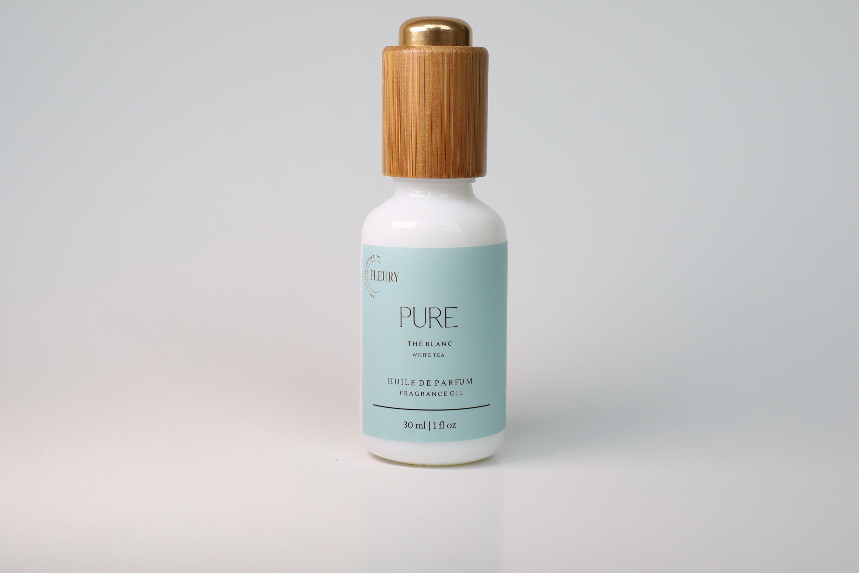 Huile de parfum Pure au thé blanc et musc blanc Fleury