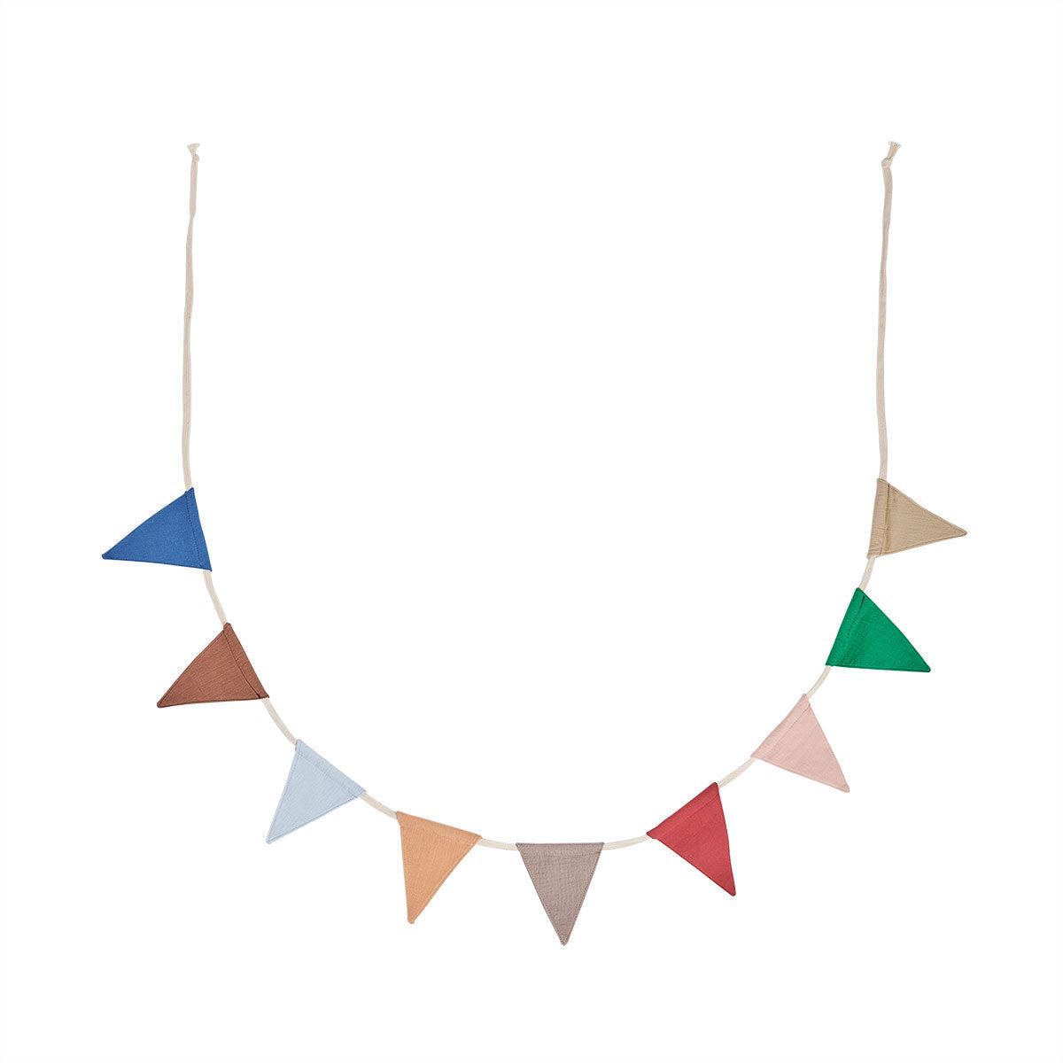 Guirlande Moni en mousseline | Coton biologique | Multicolore