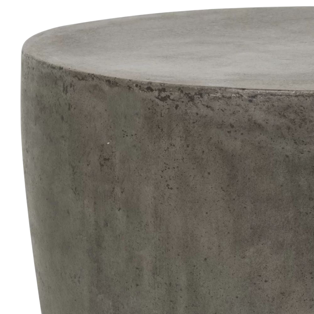 Table d’appoint Olivia Terrazzo | Ciment, Noir ou Blanc