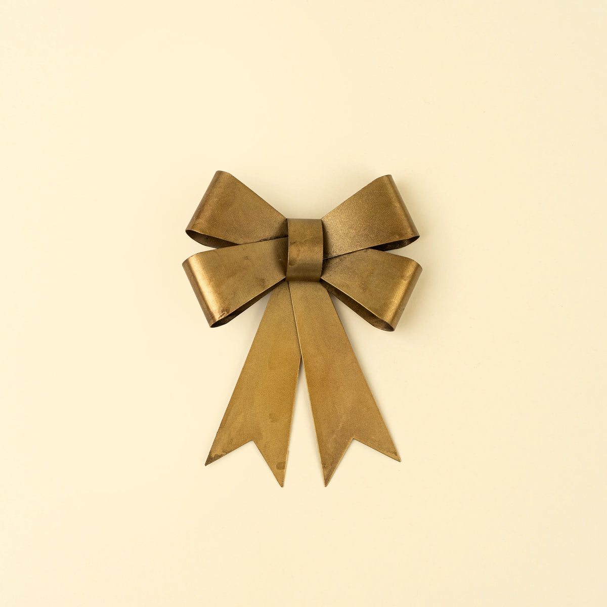 Petit ornement nœud Gilded Bow | Fer | Laiton rustique