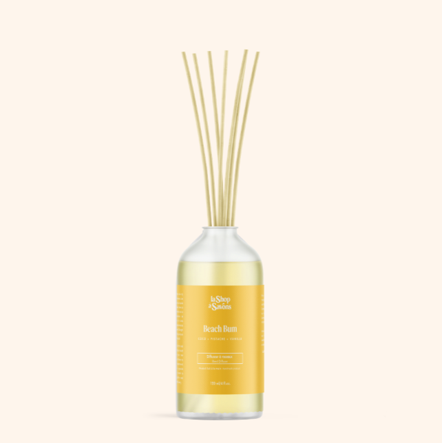 Diffuseur à roseaux Beach Bum La Shop à Savons 120 ml
